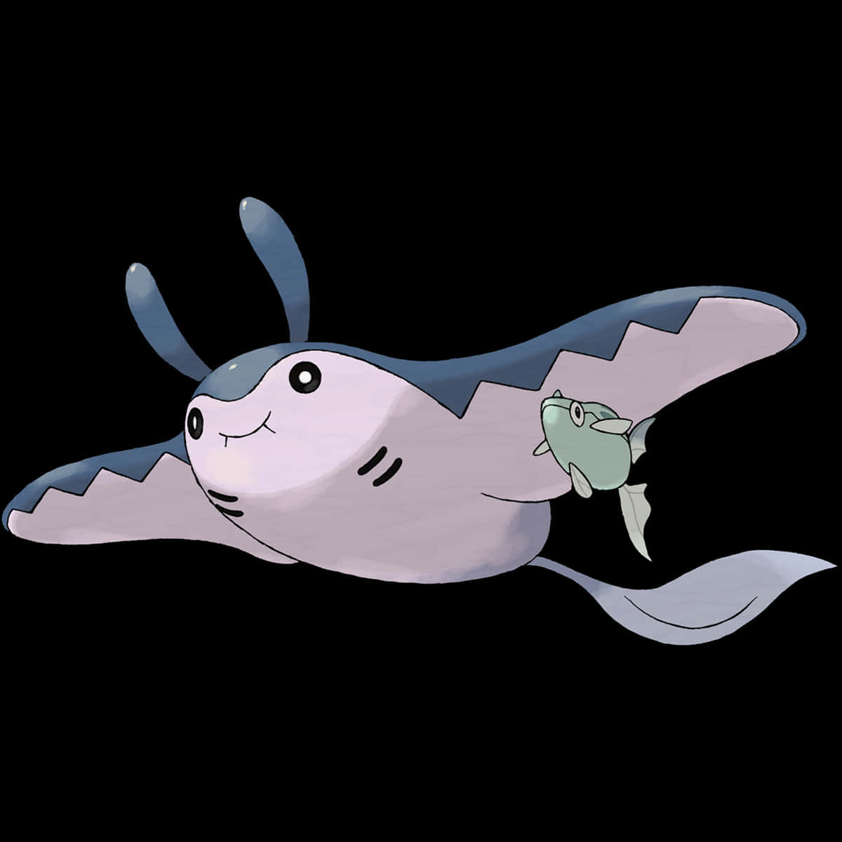Mantine Remoraid Cute Art Background