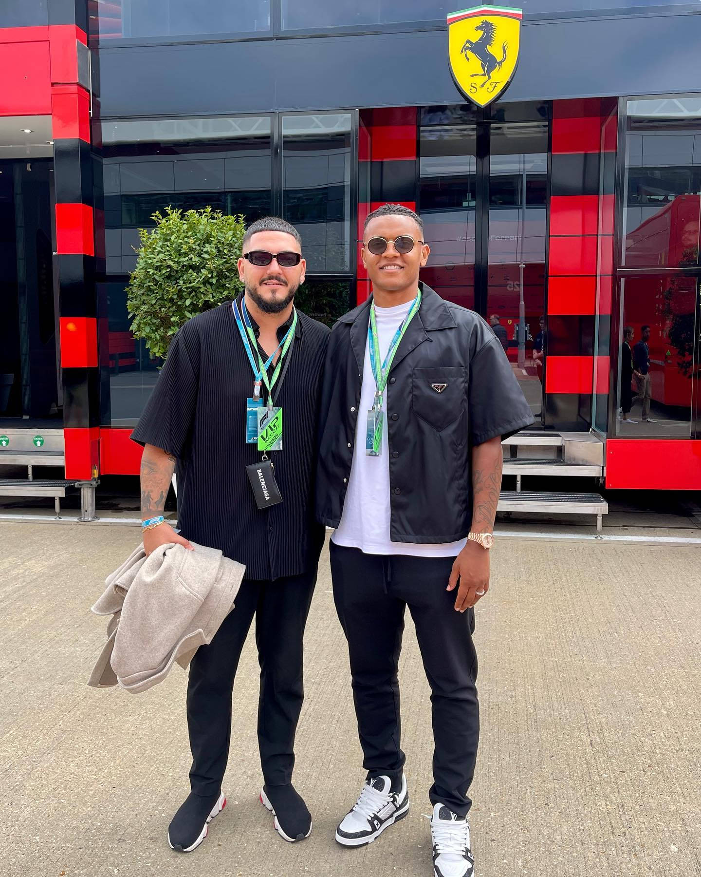 Manuel Akanji At Ferrari Store