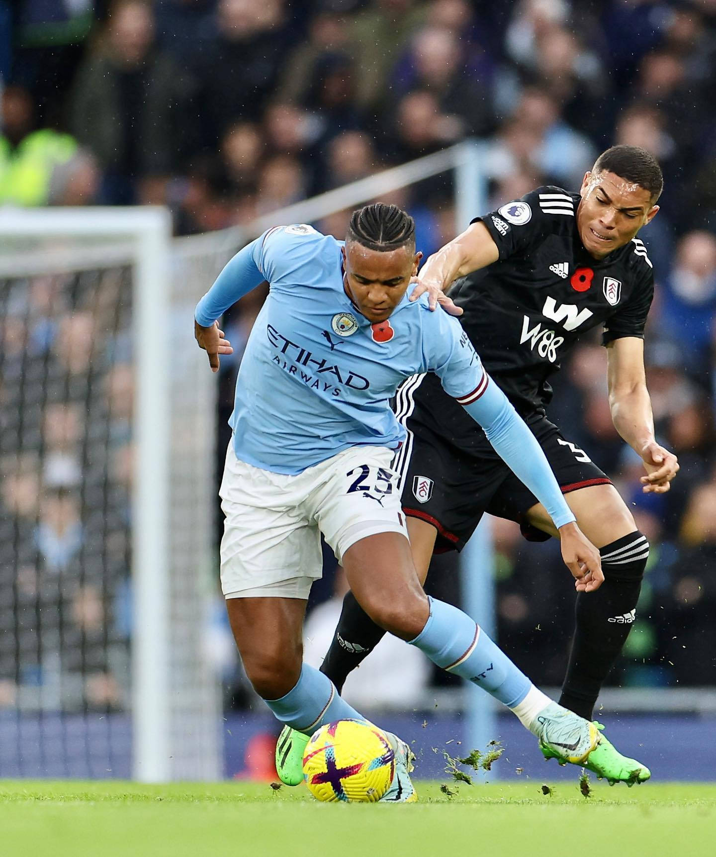 Manuel Akanji Blocking Opponent Background