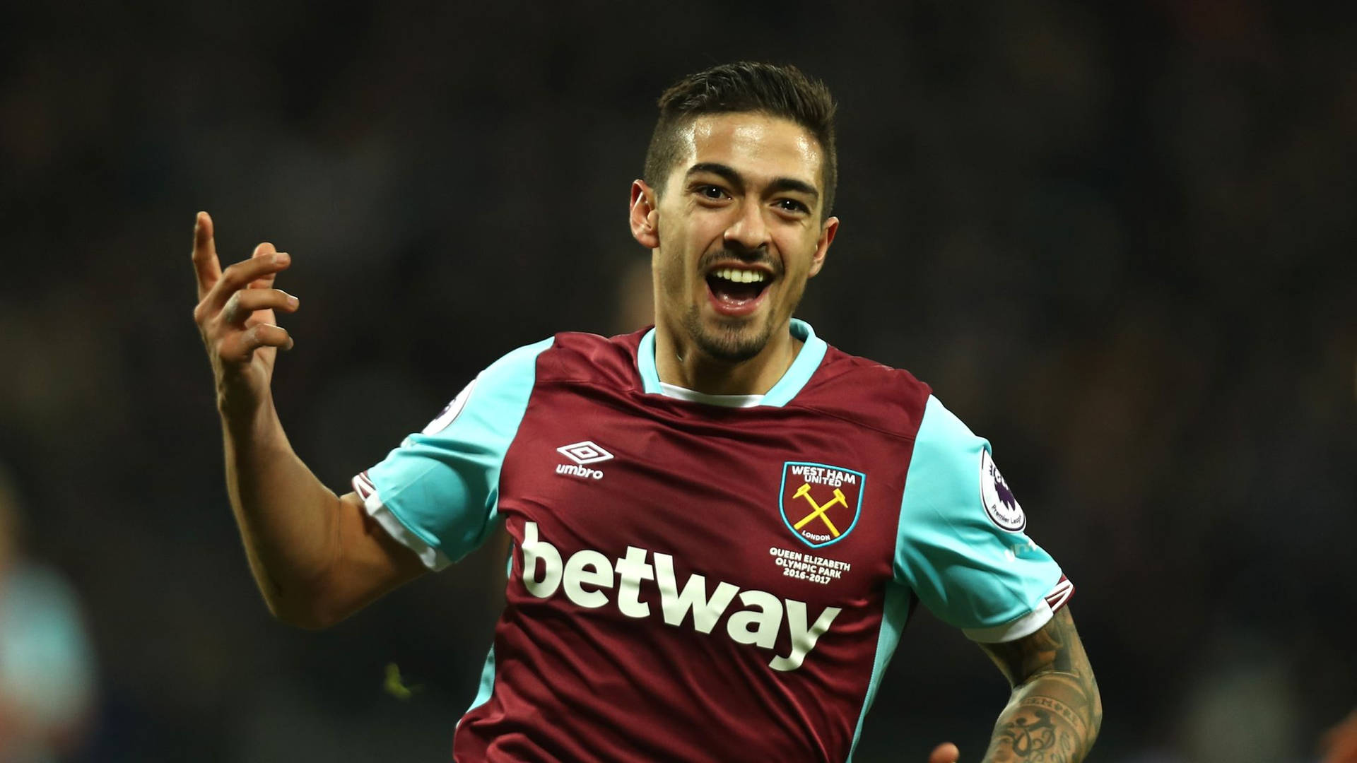 Manuel Lanzini Thrilled Expression