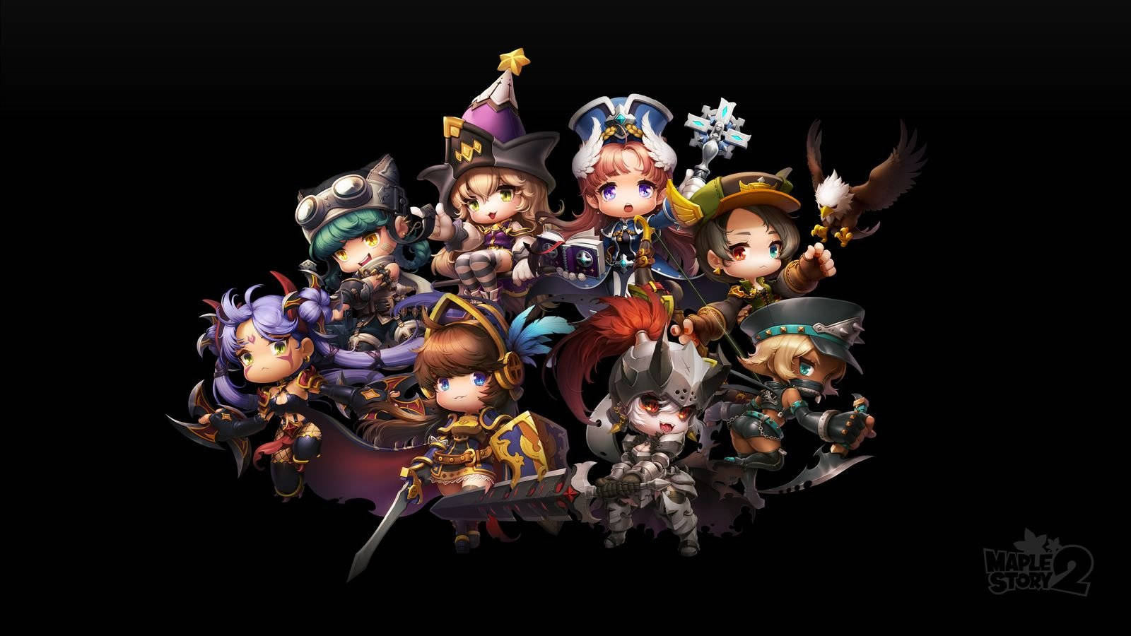 Maplestory 2 Class Characters