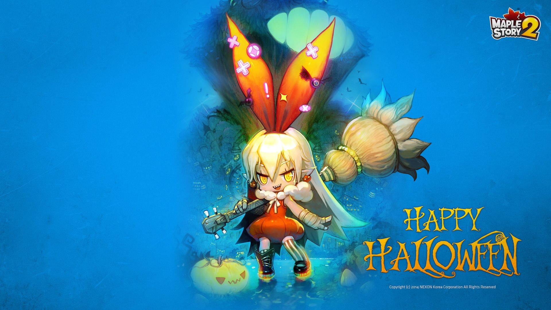 Maplestory 2 Happy Halloween Poster