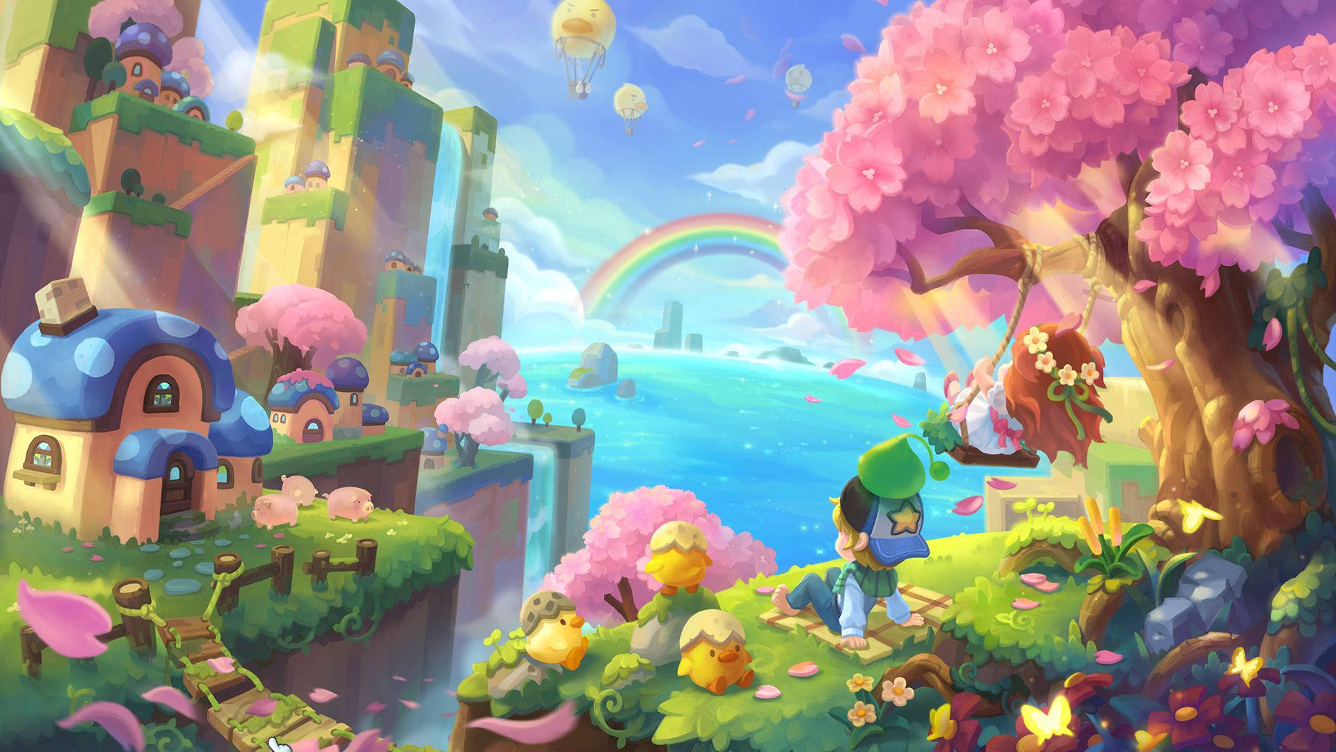 Maplestory 2 Spring Scenery