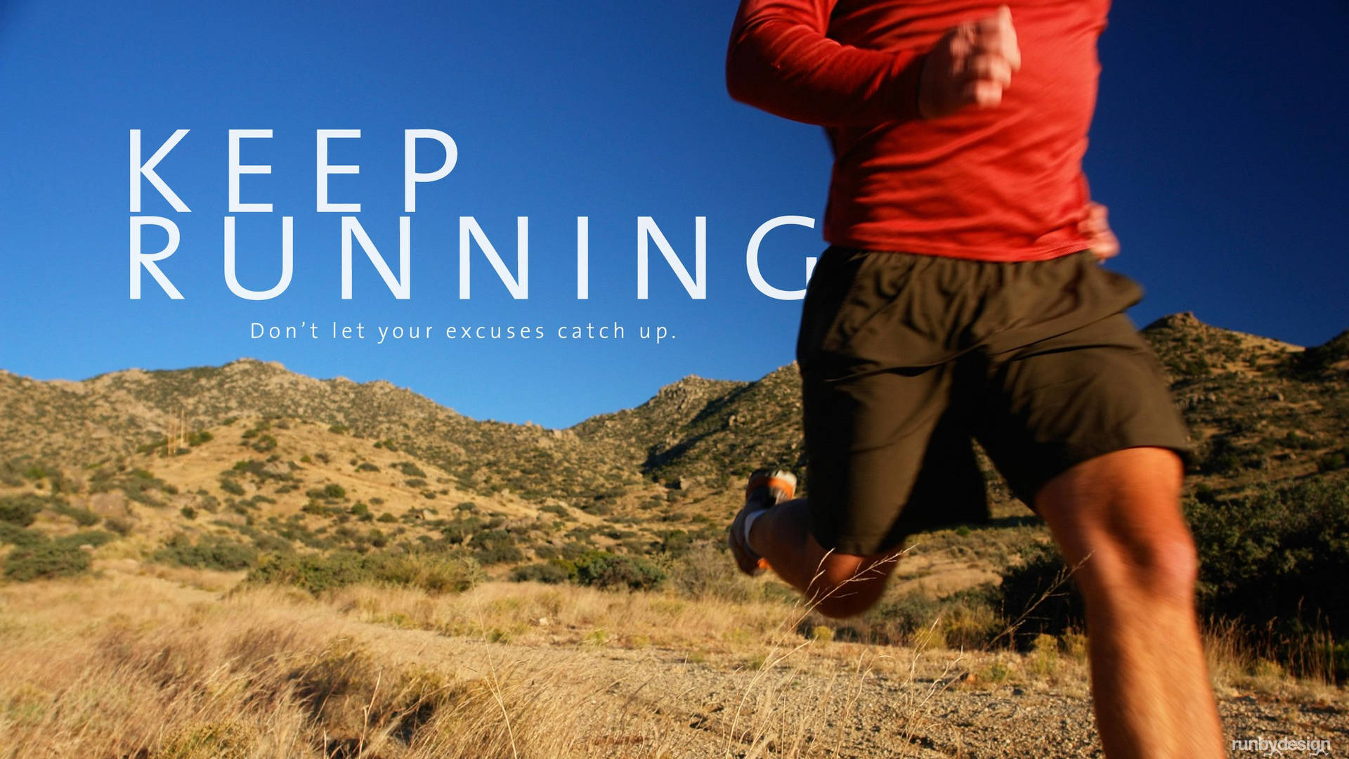 Marathon Keep Running Poster Background