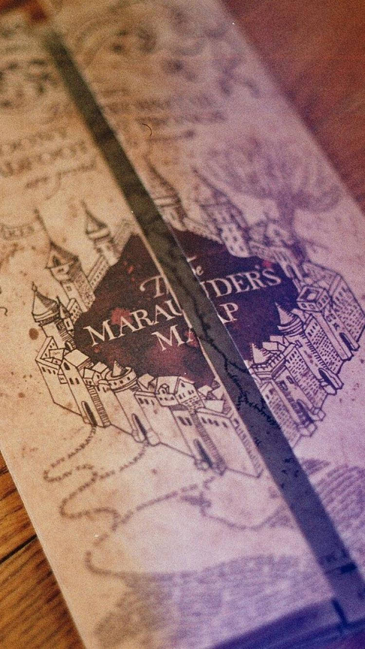 Marauder's Map Harry Potter Iphone Background