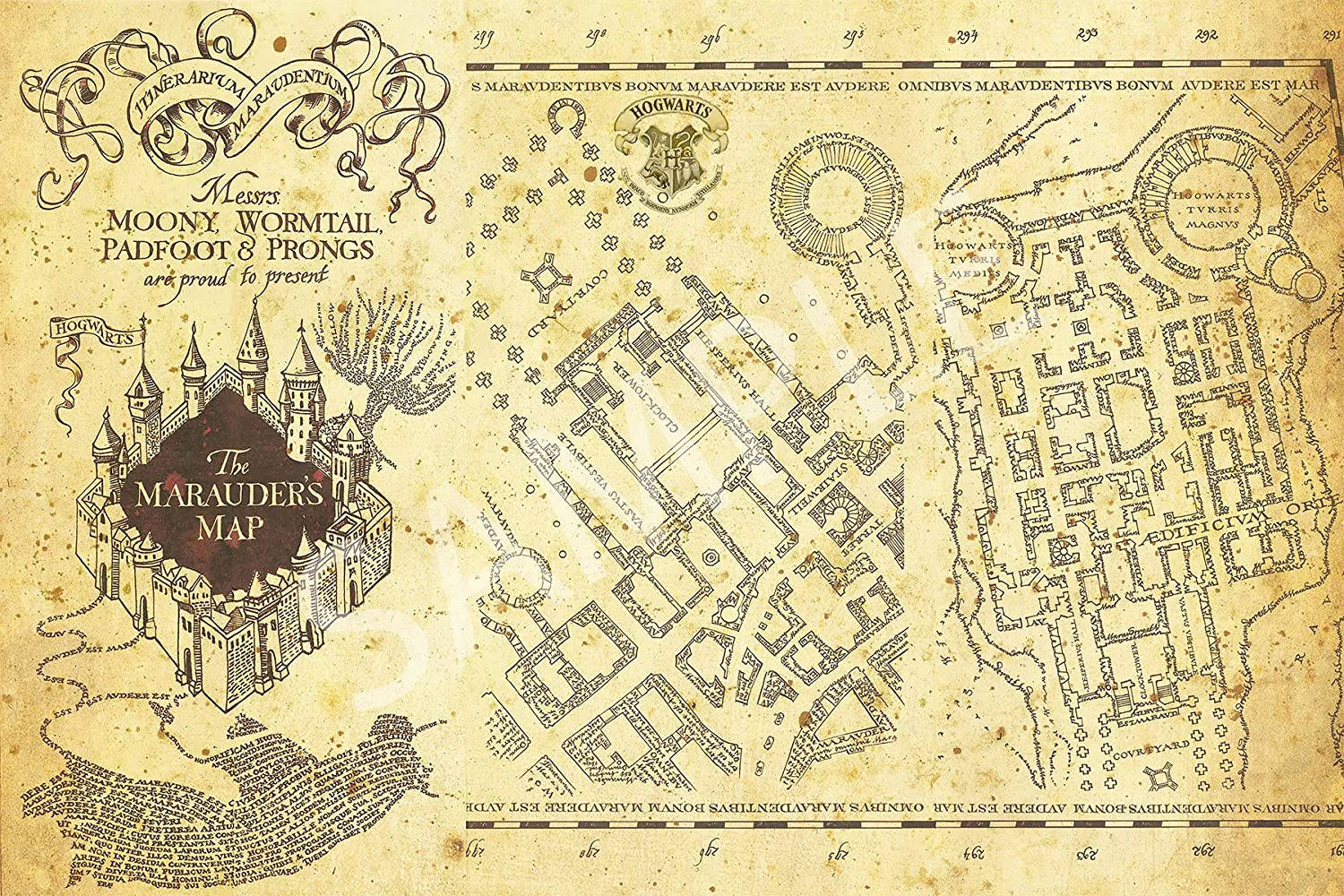 Marauders Map Contents Background