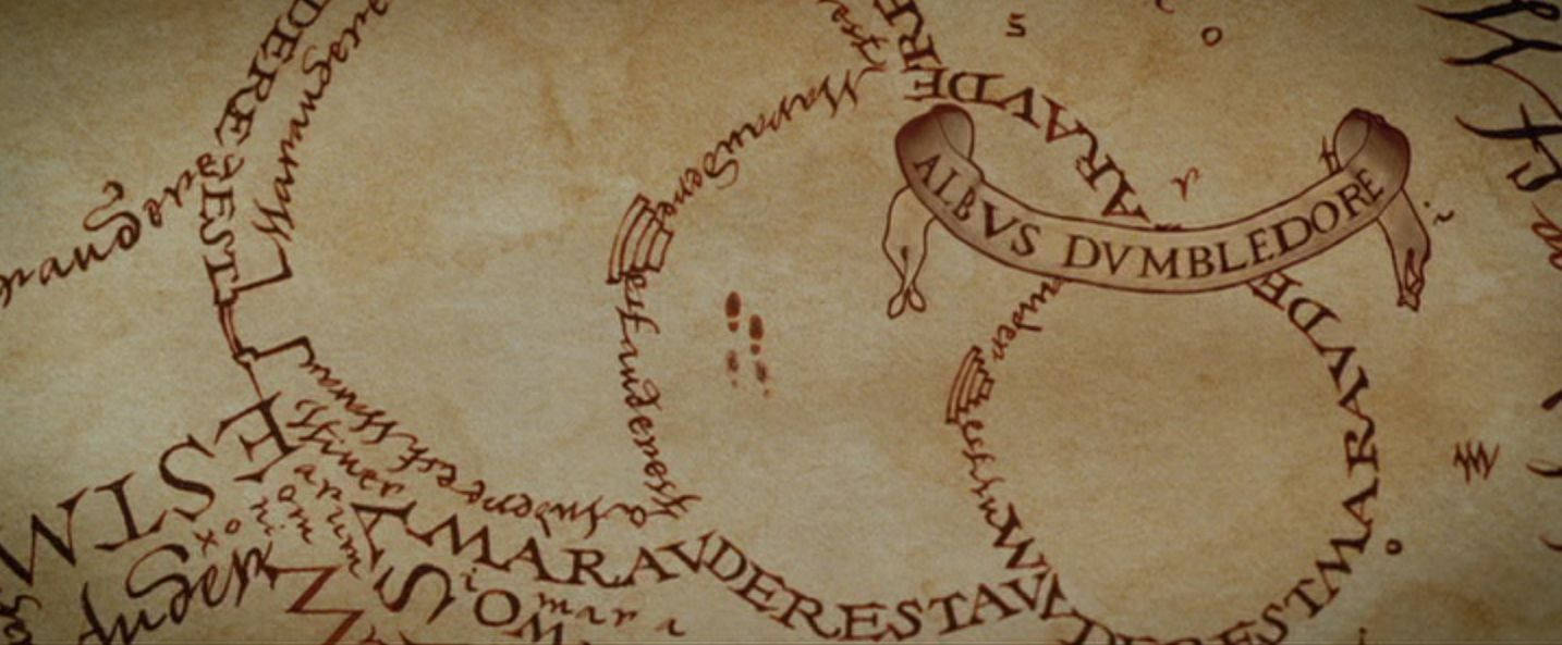Marauders Map Letters Background
