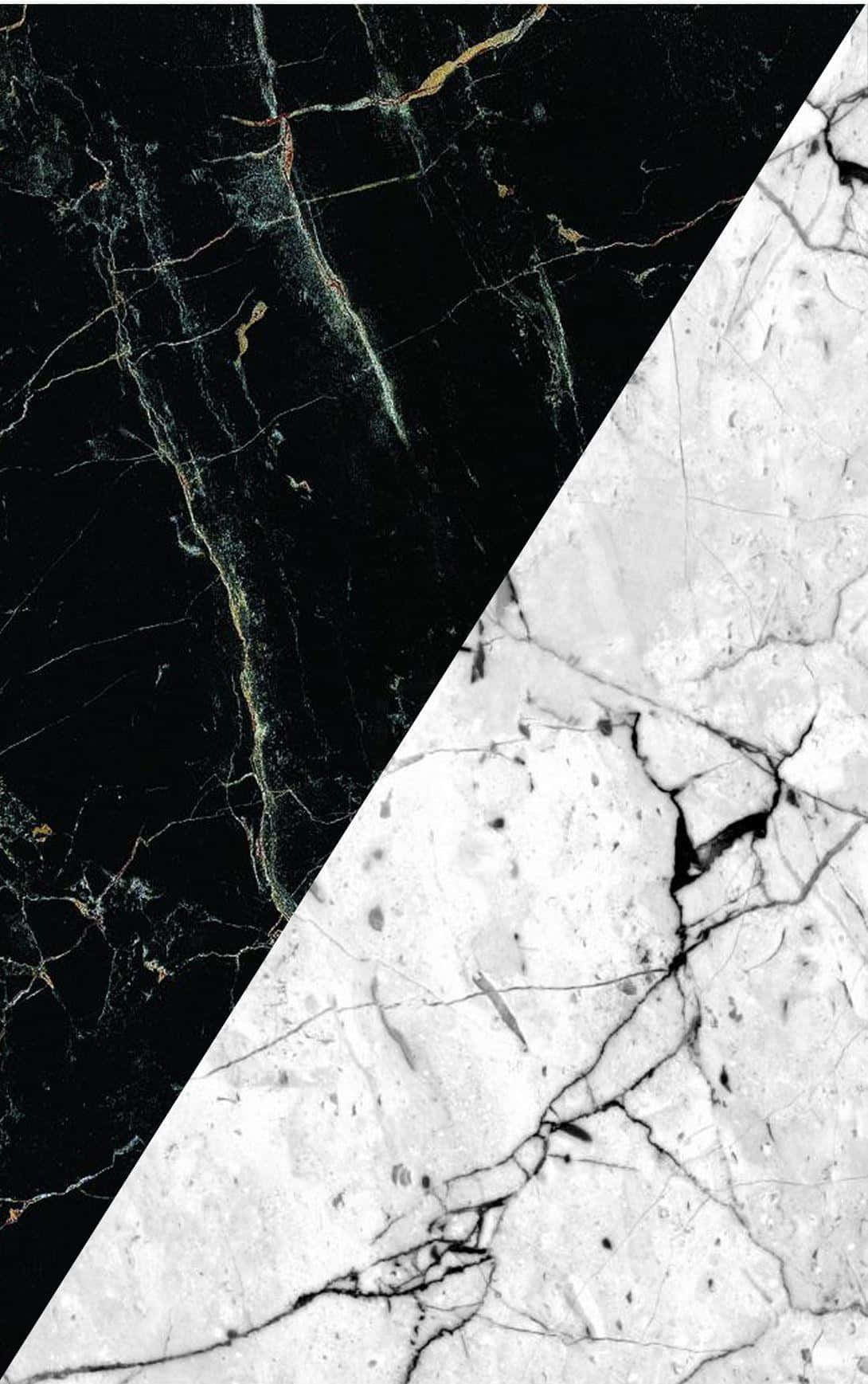 Marble Phone Black And White Background