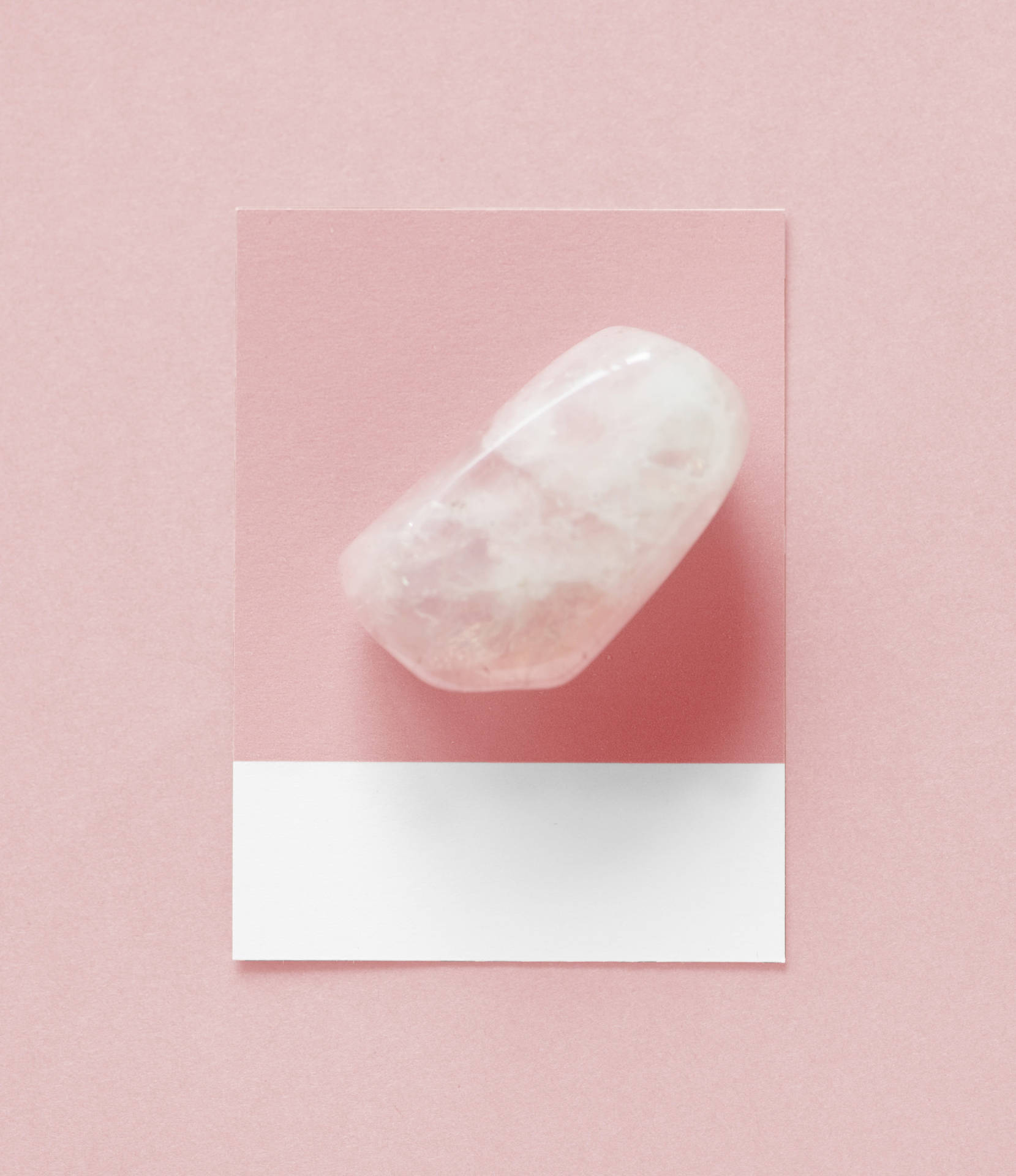 Marble Pink Aesthetic With Card Background