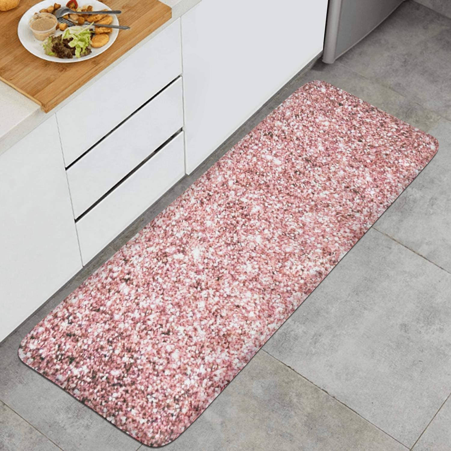 Marble Pink Bathroom Mat