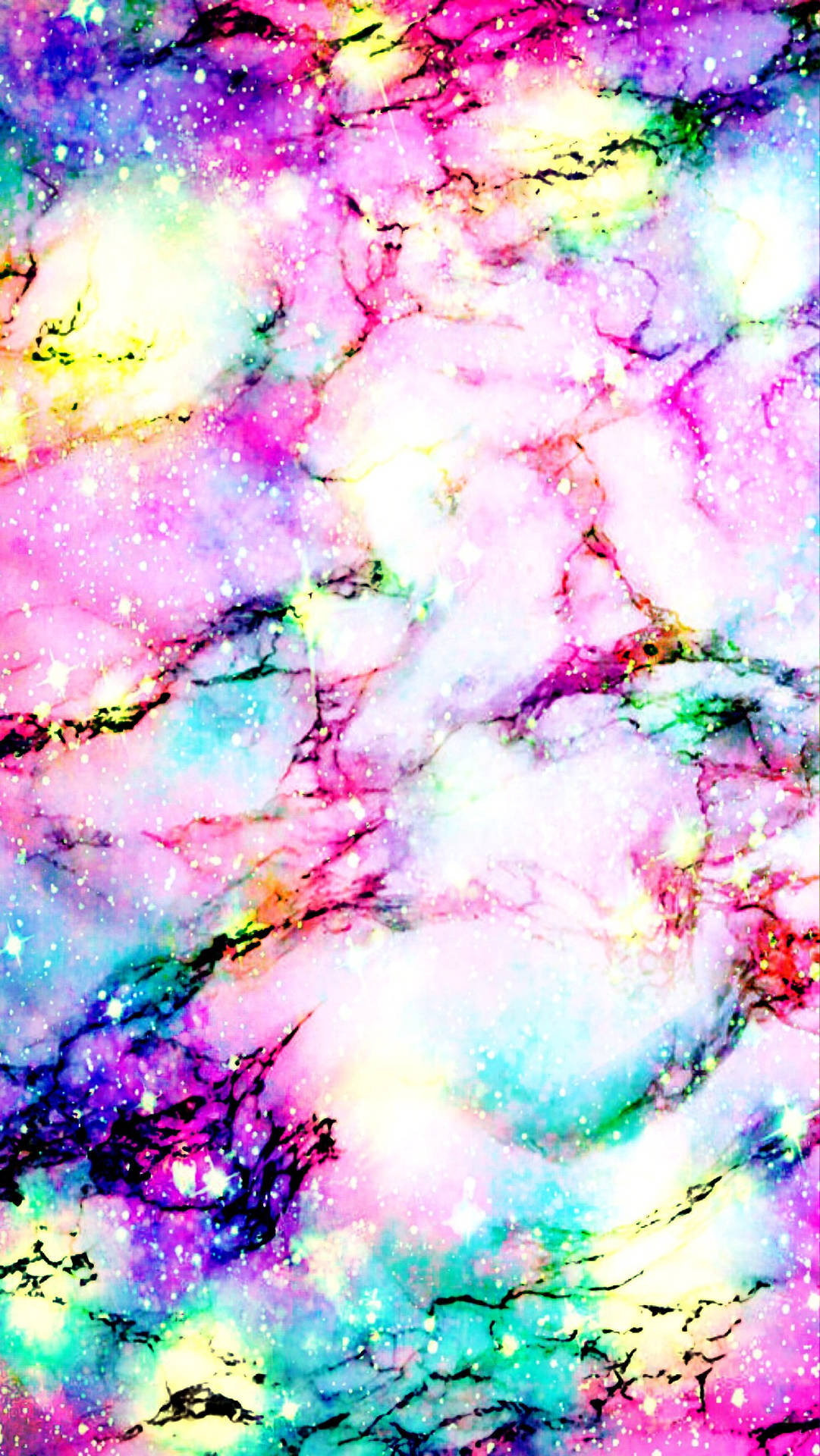 Marble Pink Galaxy Design Background