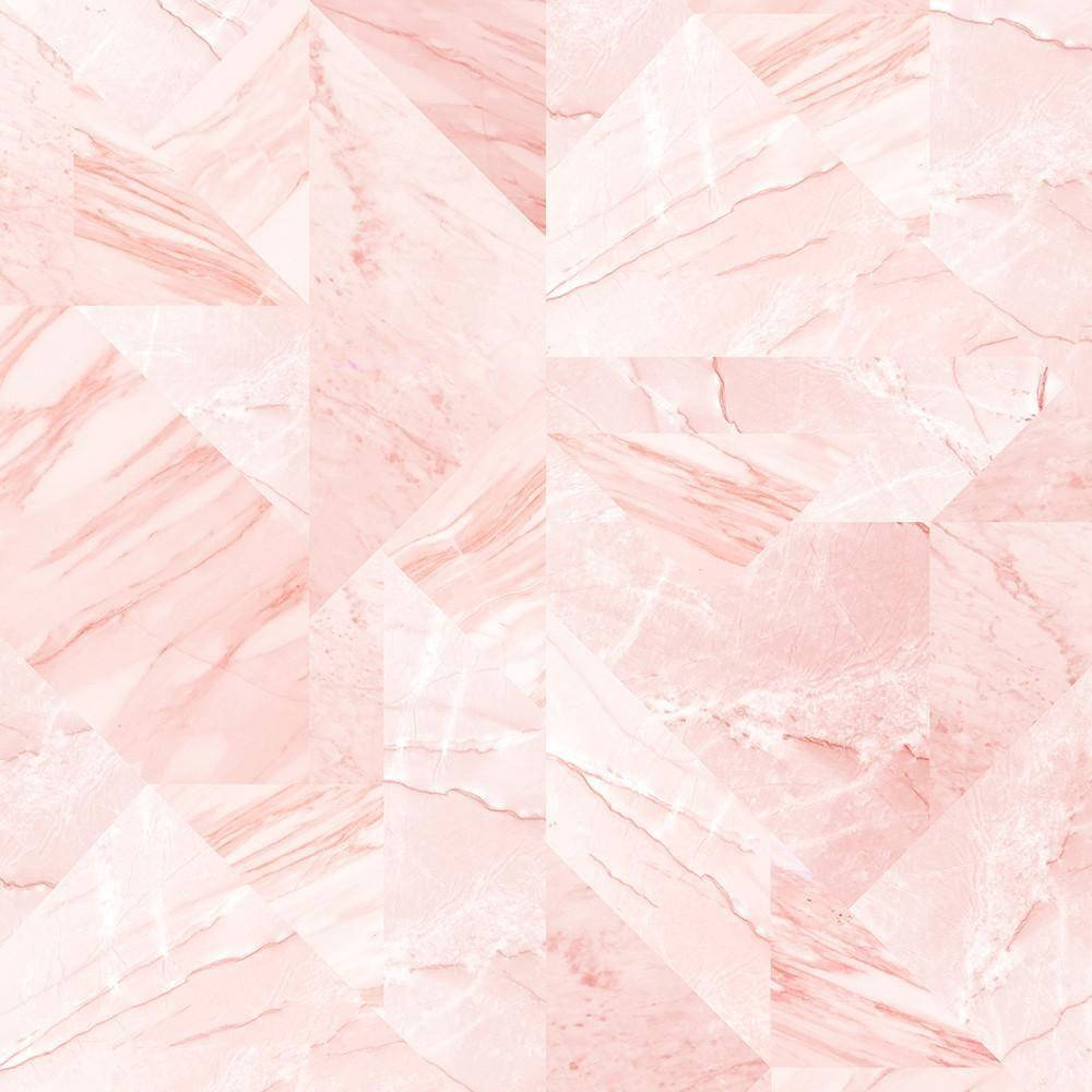 Marble Pink Geometric Shapes Background