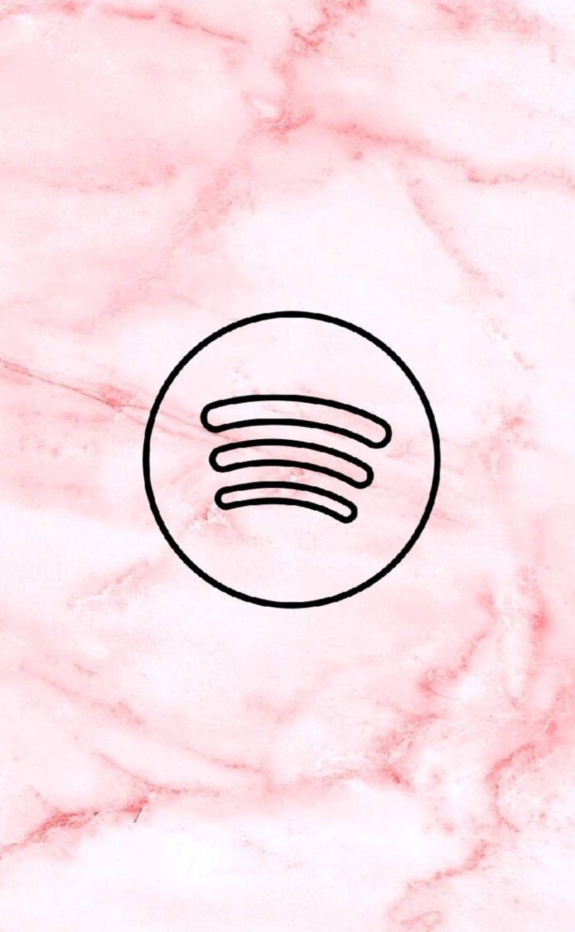 Marble Pink Spotify Background