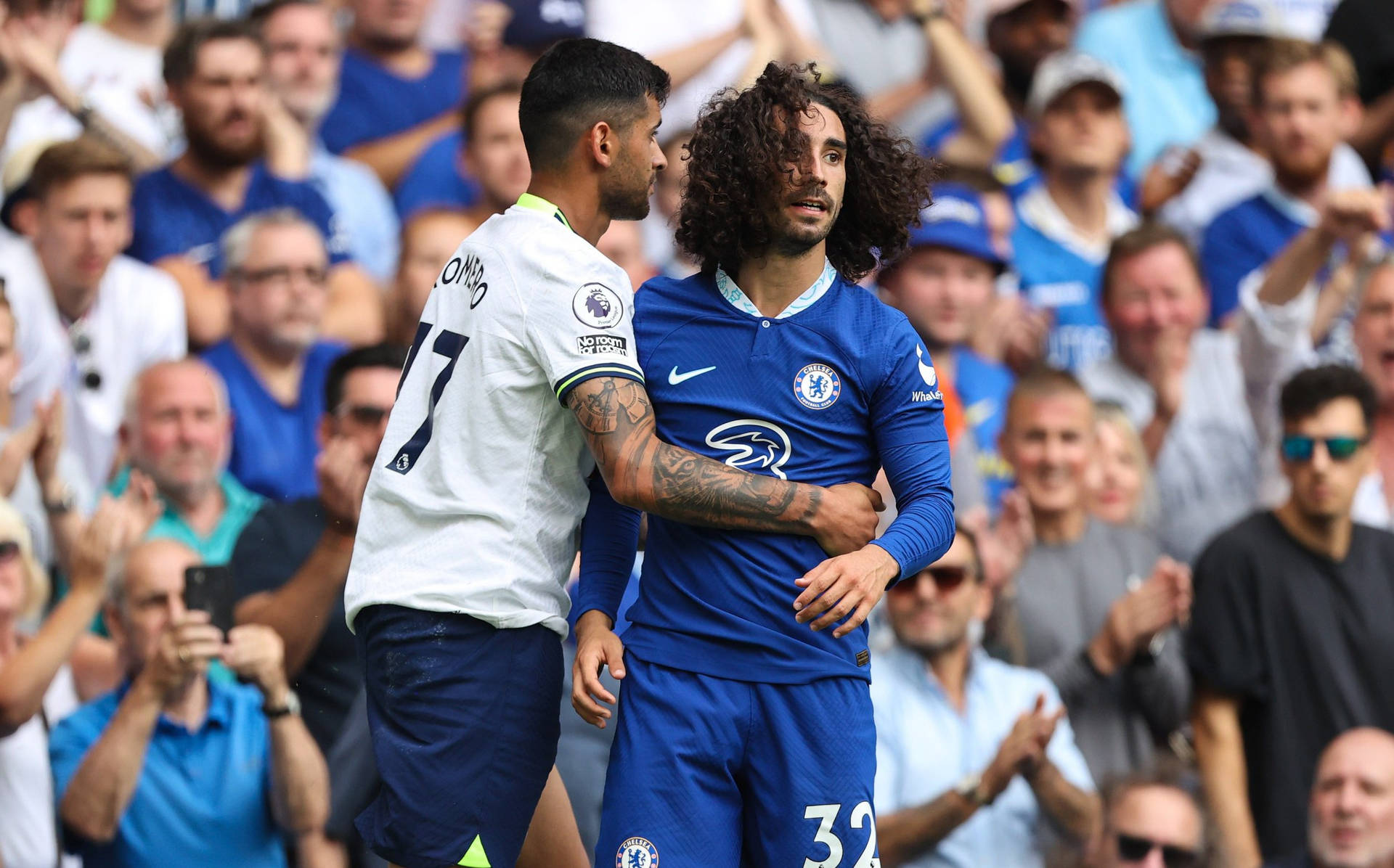 Marc Cucurella Held Back Background