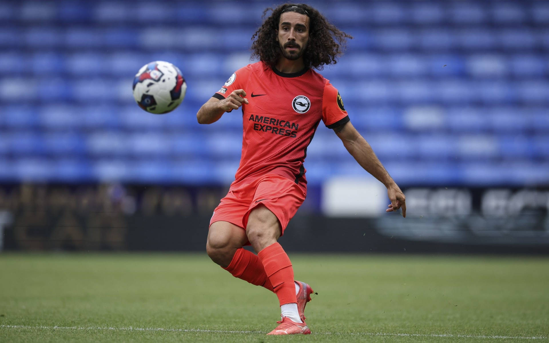 Marc Cucurella In Red Uniform