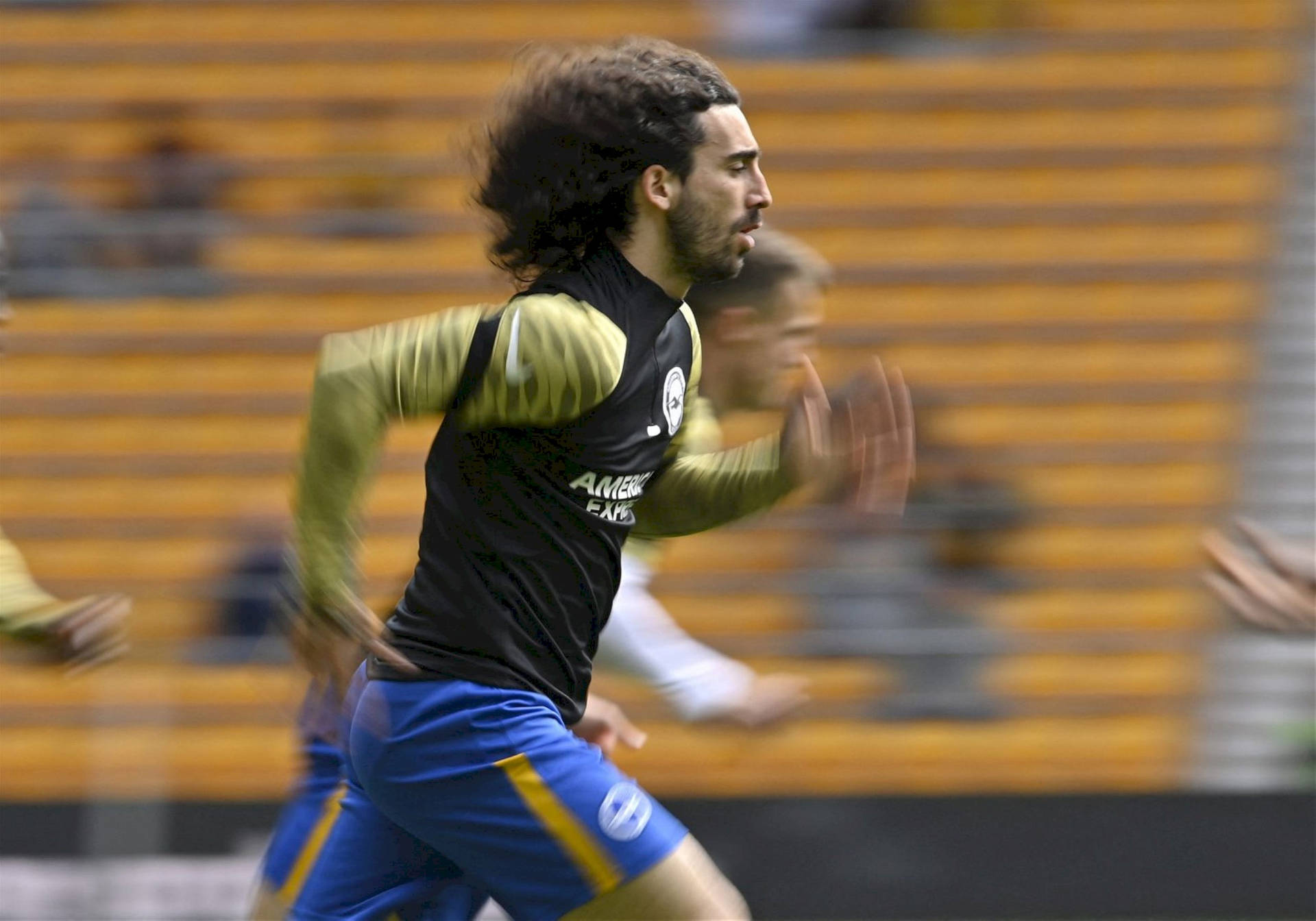 Marc Cucurella Mid-running Shot Background