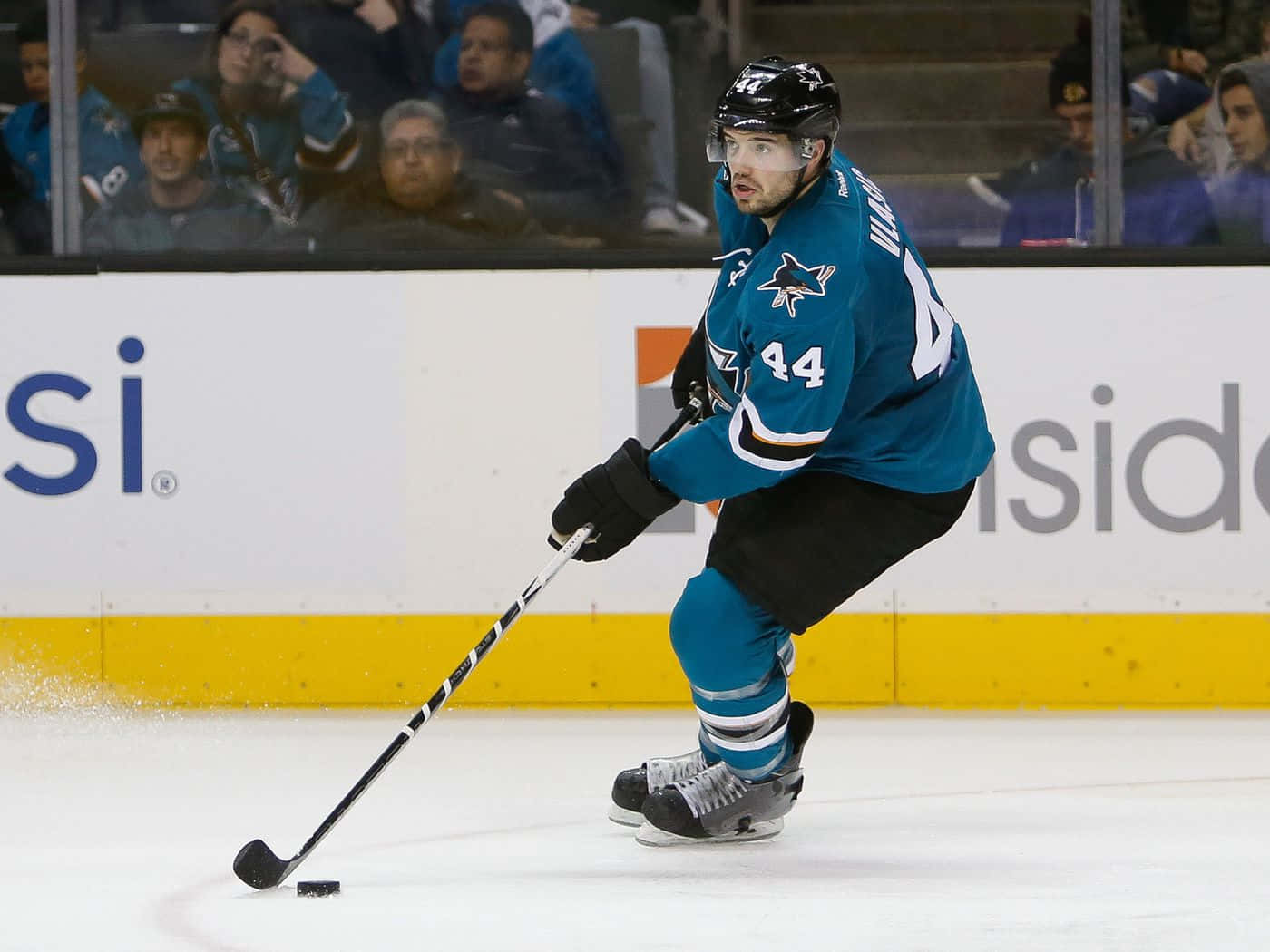 Marc Edouard Vlasic Canadian Ice Hockey Star Background