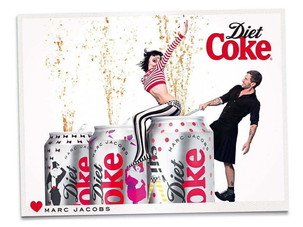 Marc Jacobs Diet Coke Campaign Background