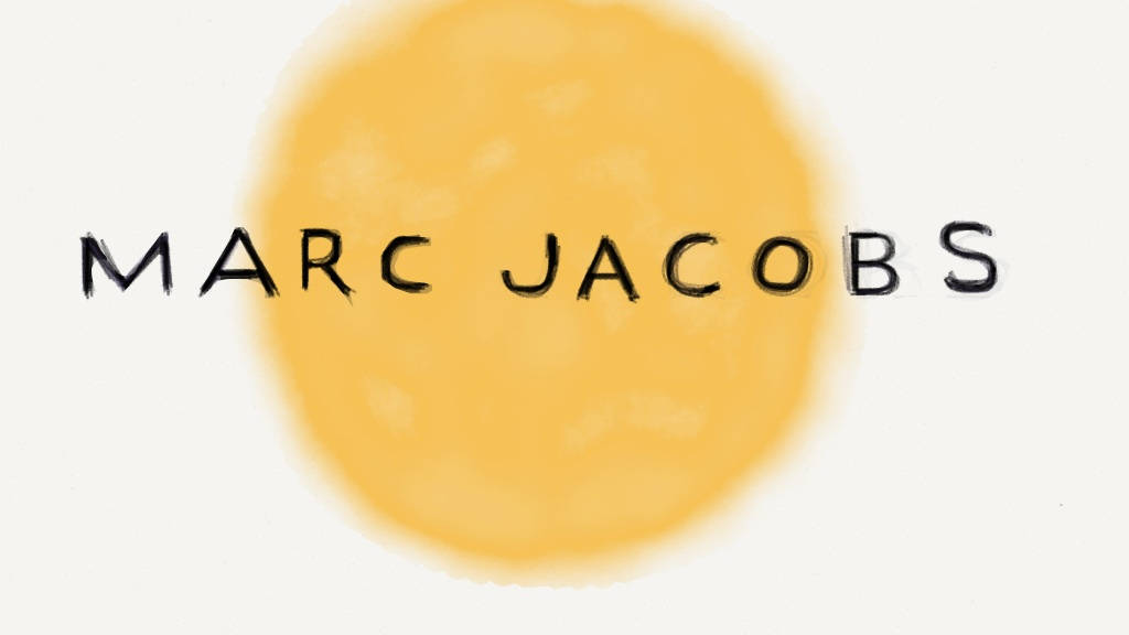 Marc Jacobs Fashion Logo Background