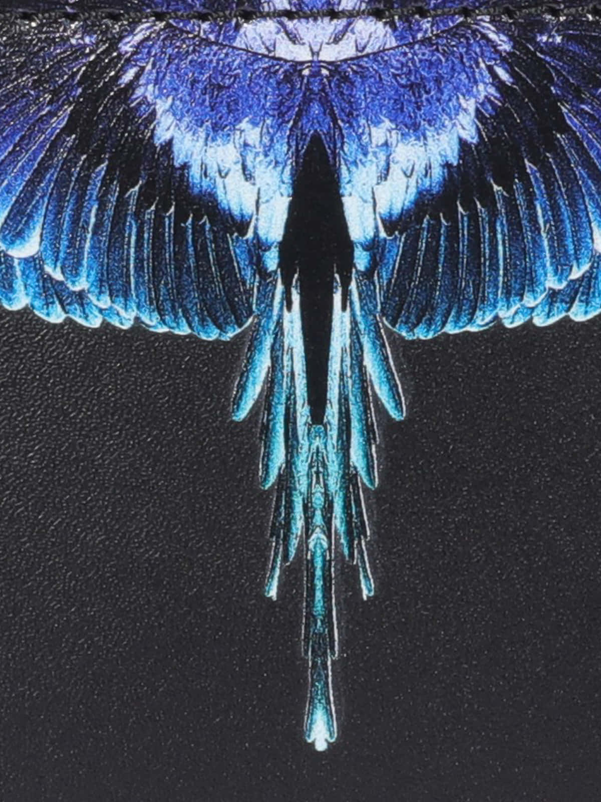 Marcelo Burlon Purple Blue Wings Print Background