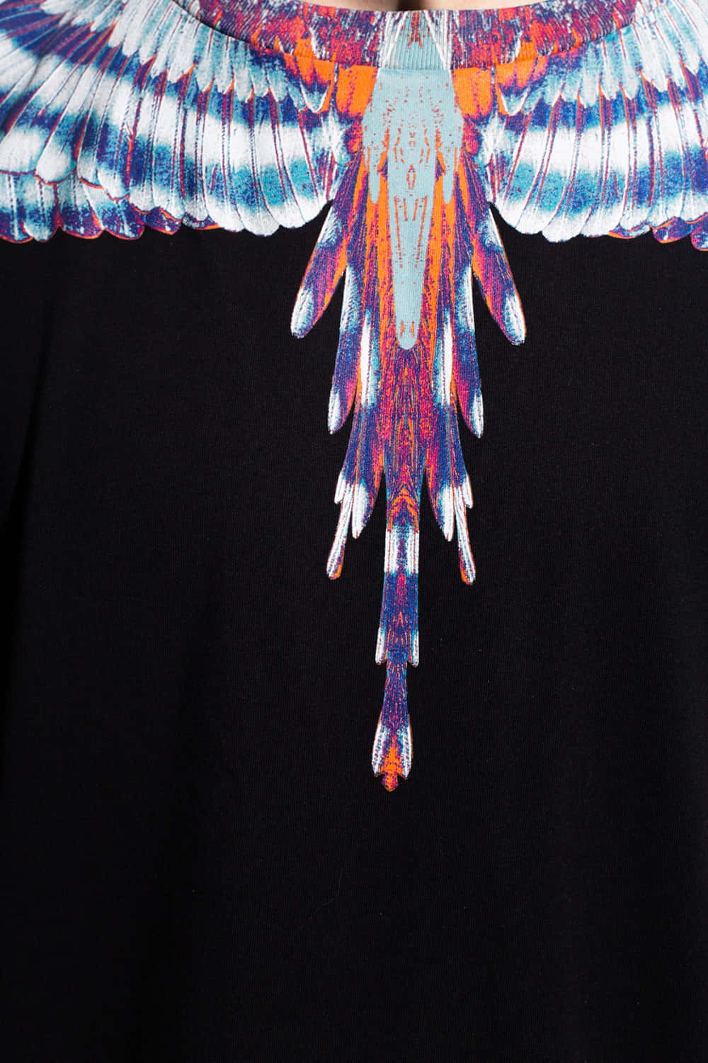 Marcelo Burlon Purple Pink Orange Wings Background