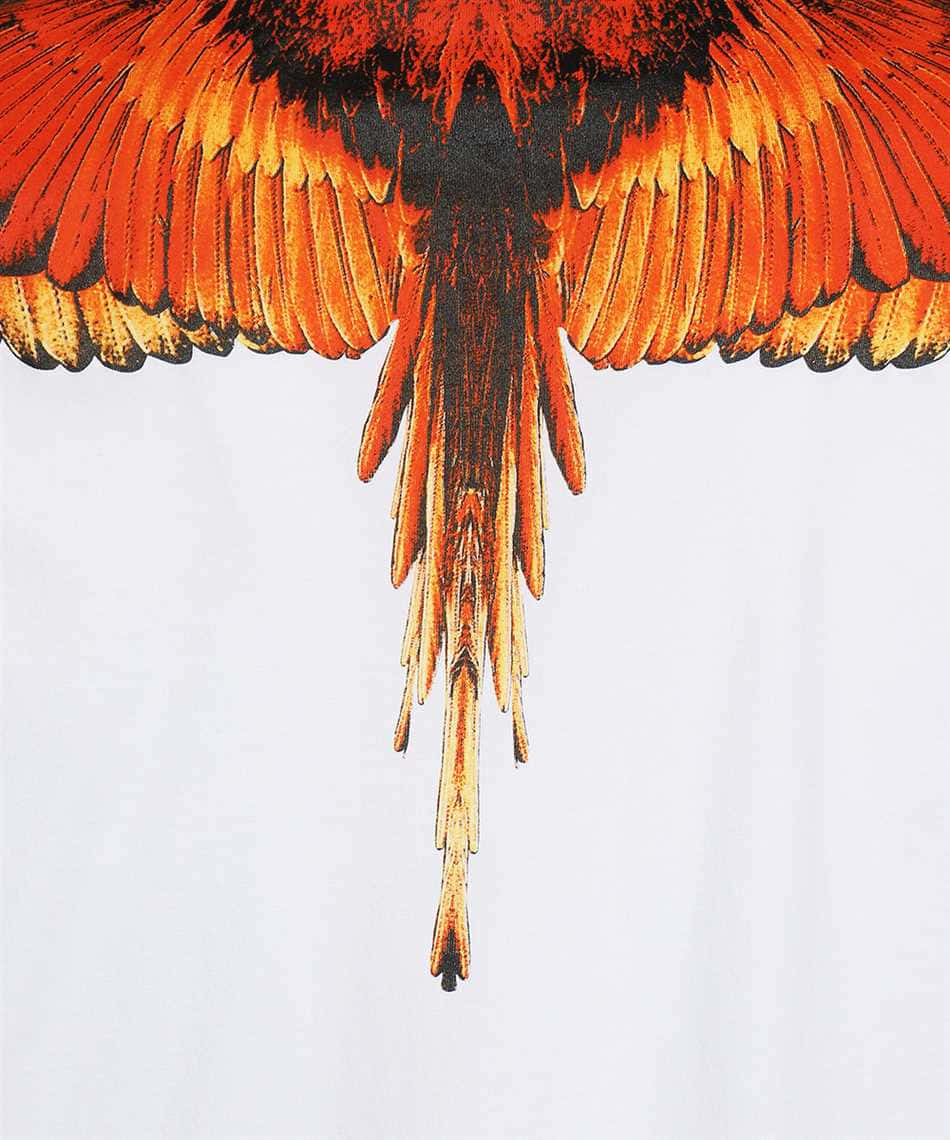 Marcelo Burlon Yellow Orange Red Wings Background