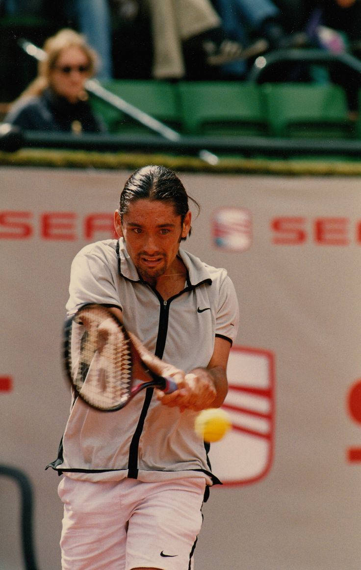 Marcelo Rios Hitting Ball