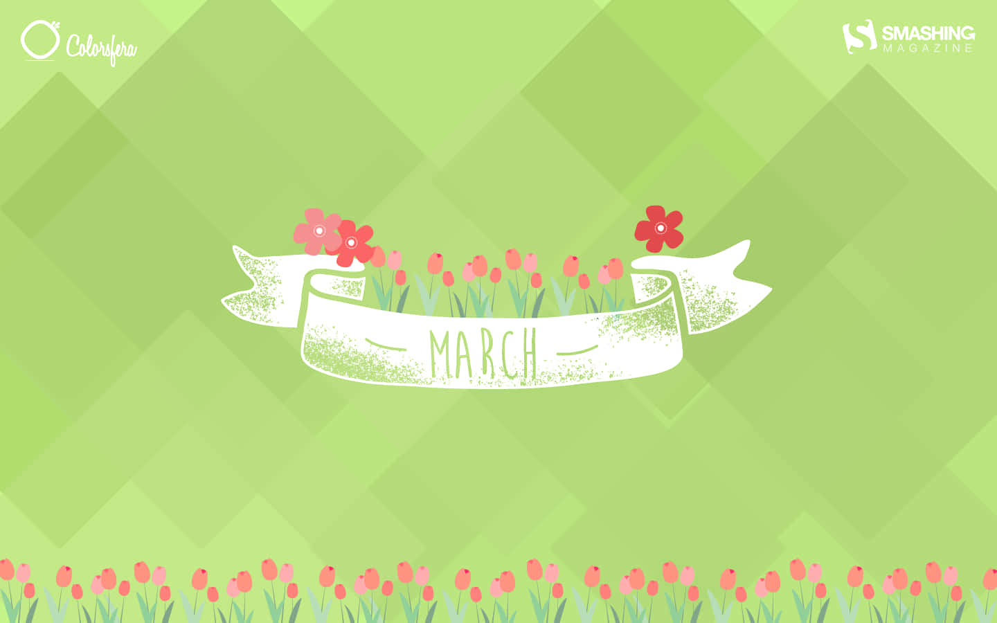 March Has Sprung - Time For Cute New Beginnings! Background