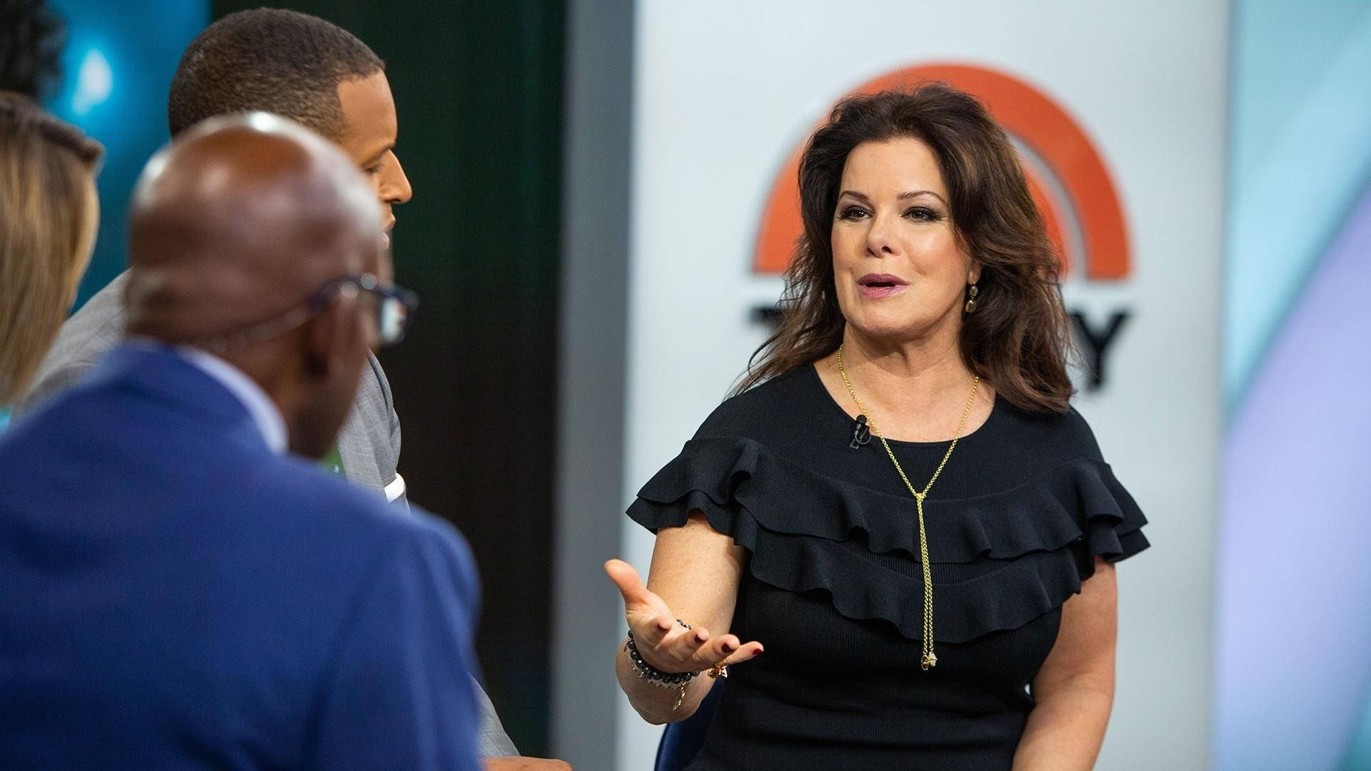 Marcia Gay Harden Talking Background