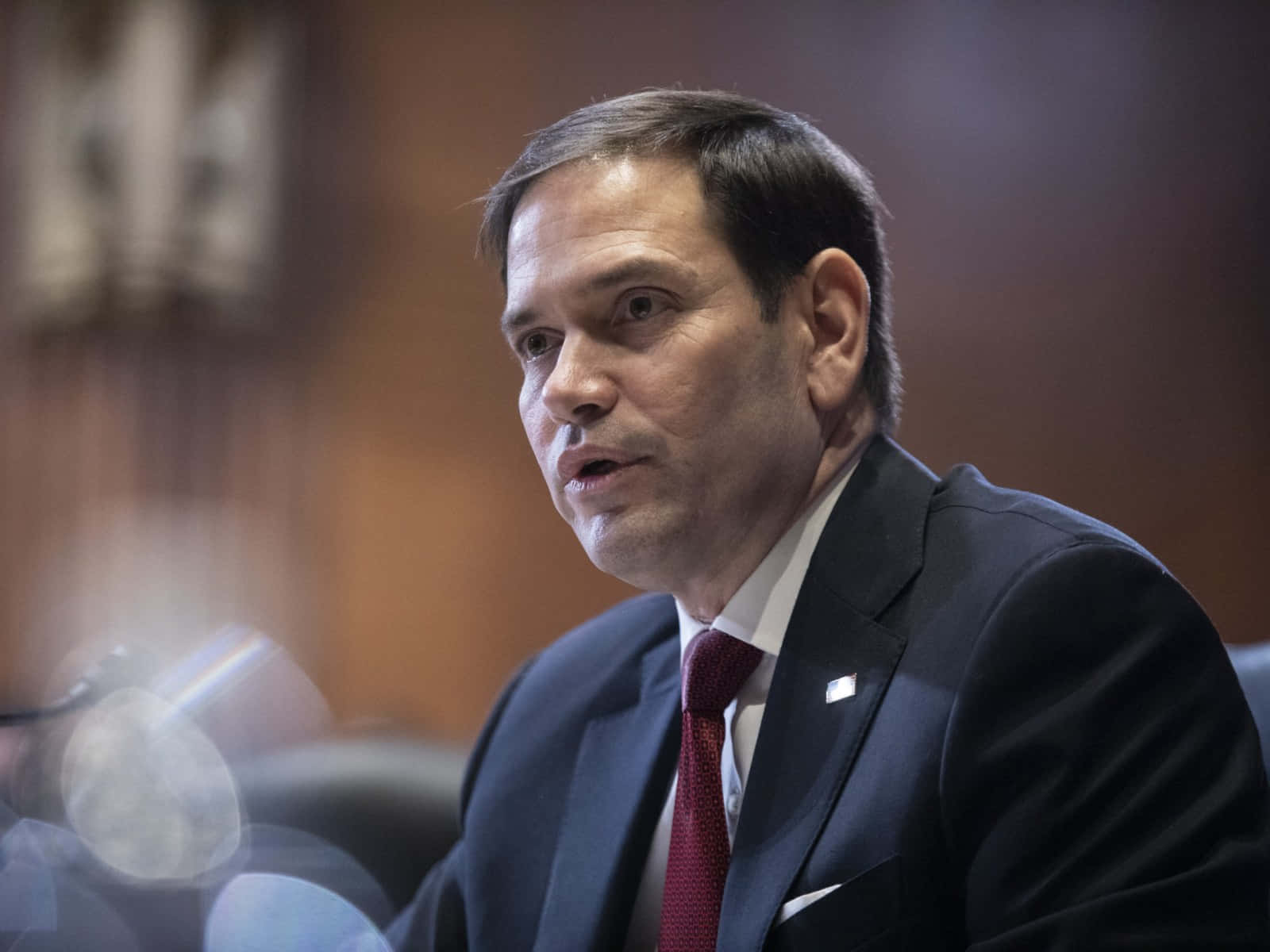 Marco Rubio Talking Background