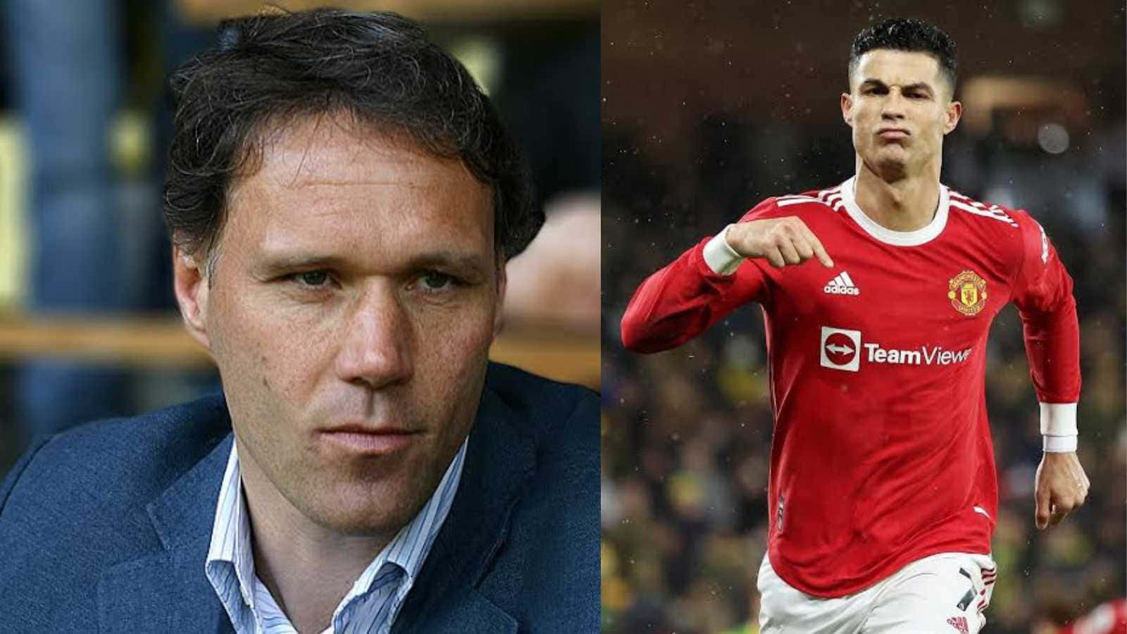 Marco Van Basten Cristiano Ronaldo Background
