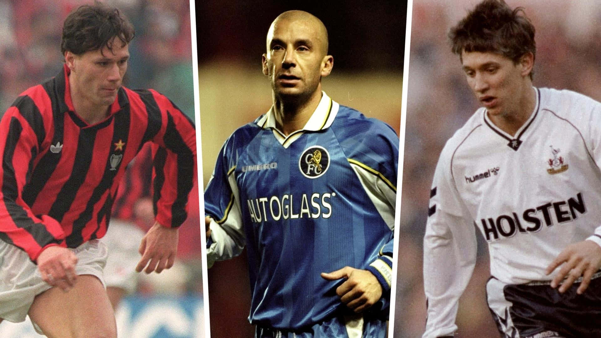 Marco Van Basten Gianluca Vialli Gary Lineker Background