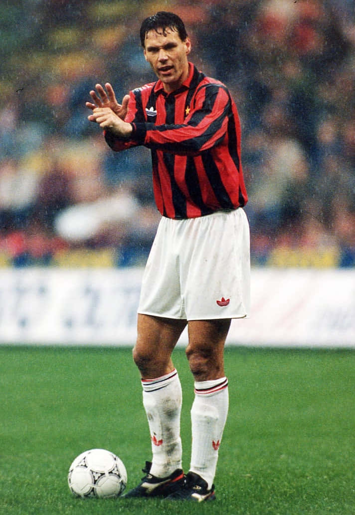 Marco Van Basten Hand Signals Background