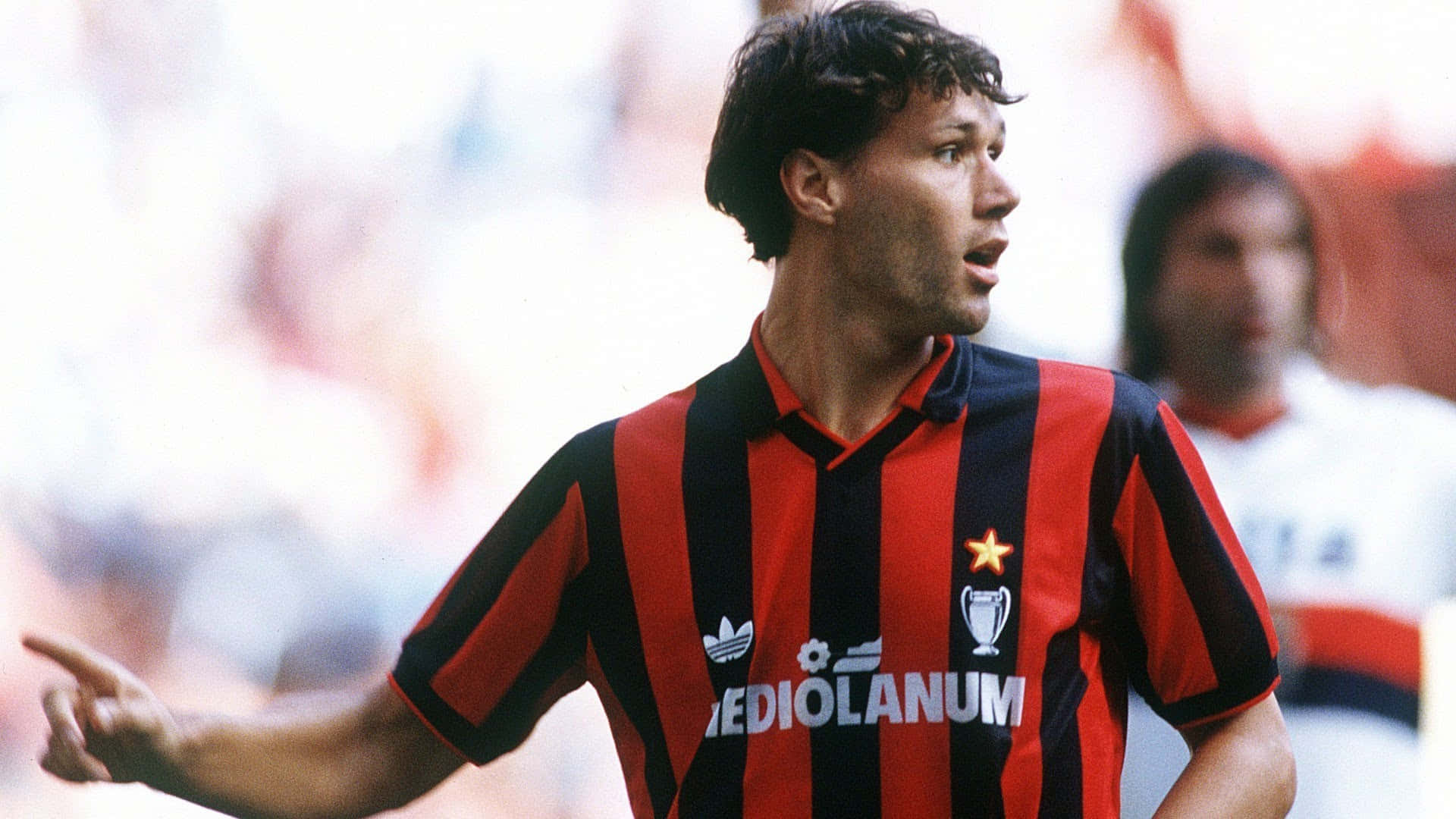 Marco Van Basten Shocked Face Background