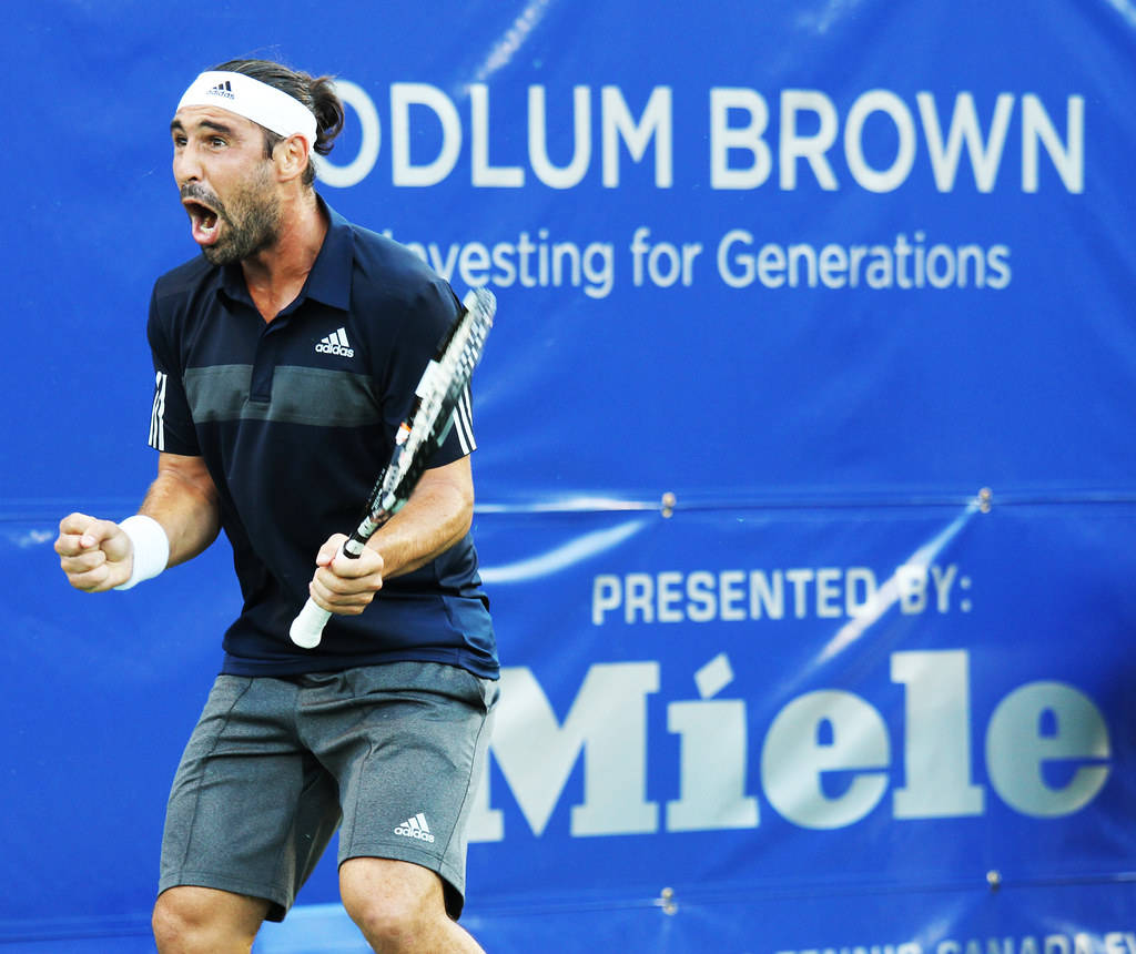 Marcos Baghdatis Cheering Background