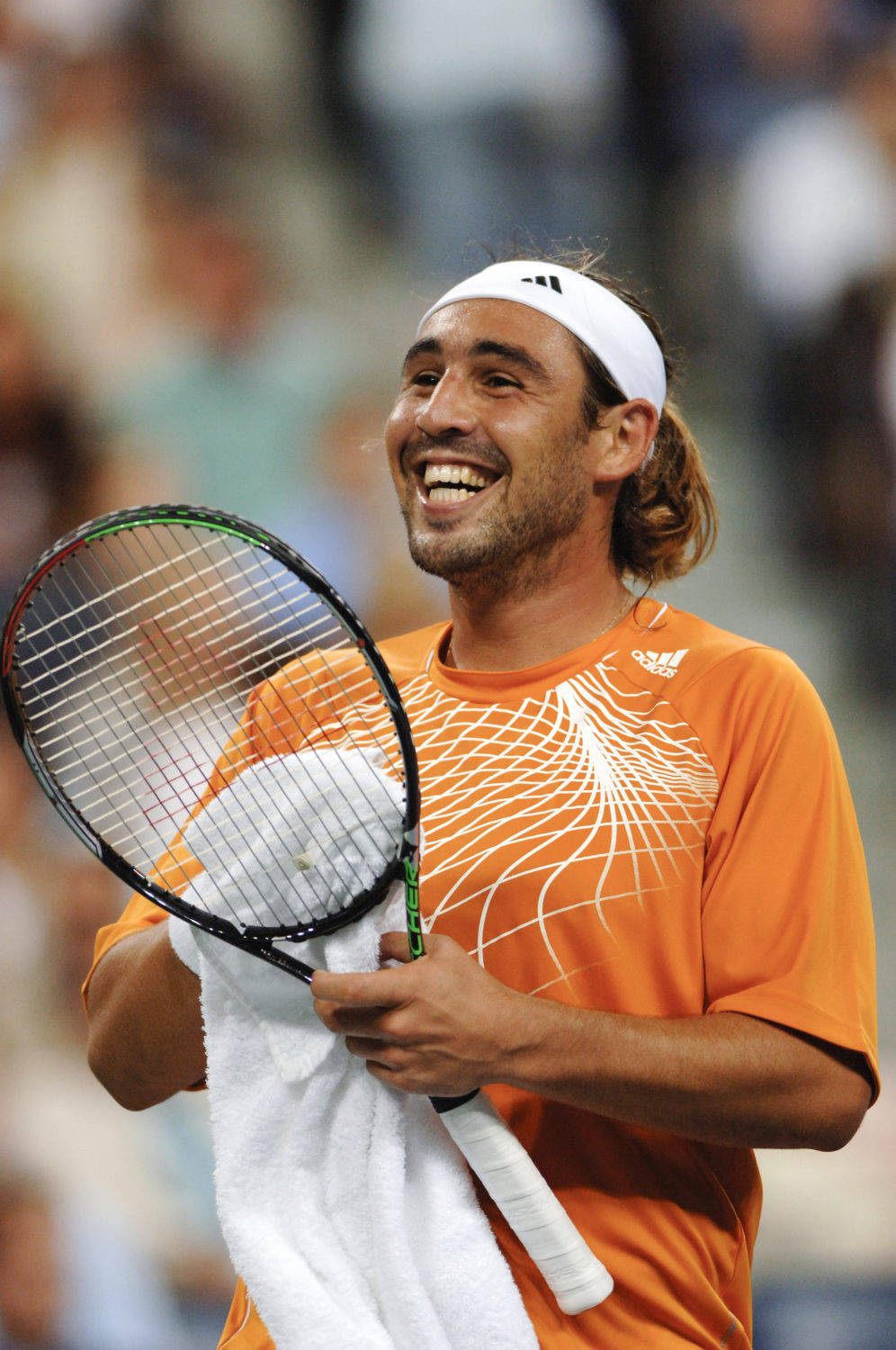 Marcos Baghdatis Expressing Joy On Court