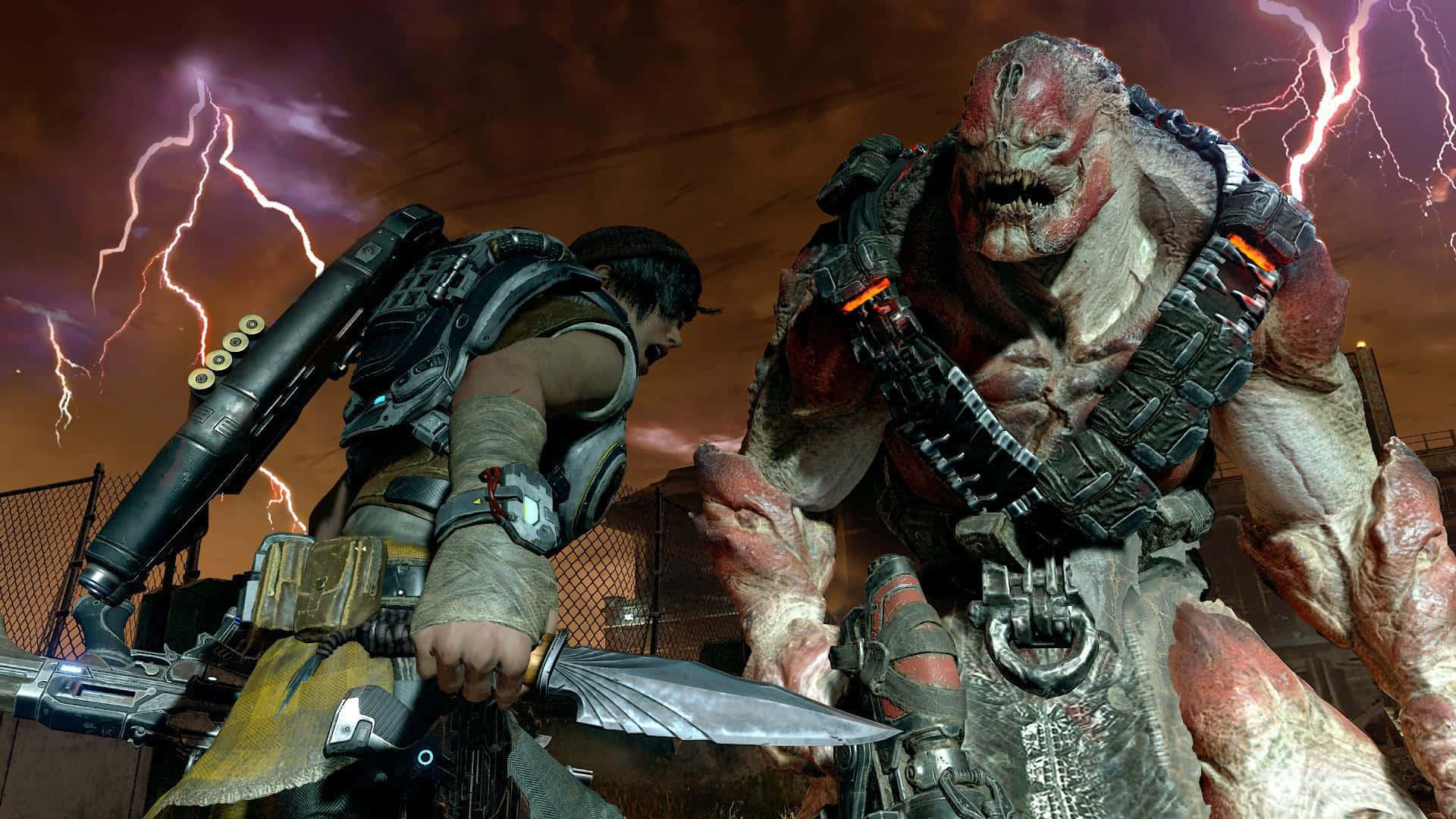 Marcus Fenix Rides Again In Gears Of War 5 Background