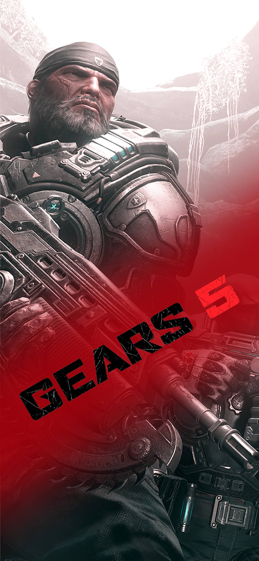 Marcus Holding Mark 3 Rifle Gears 5 Iphone Background