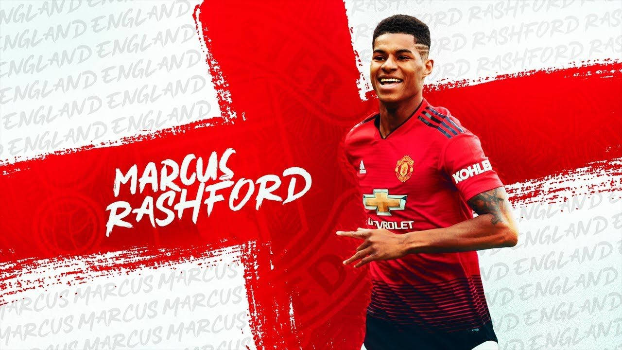 Marcus Rashford Flag Of England