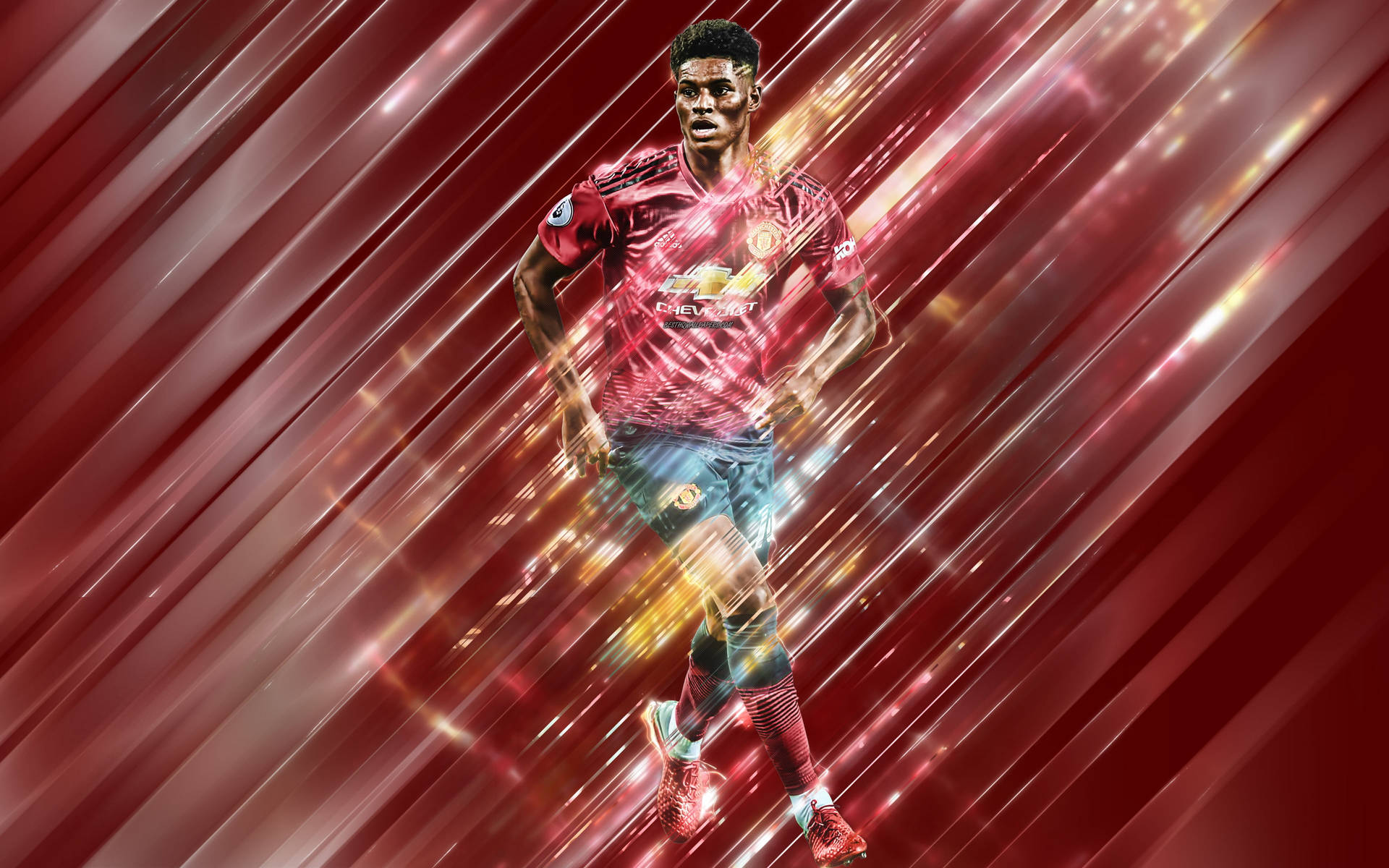 Marcus Rashford Metallic Effect