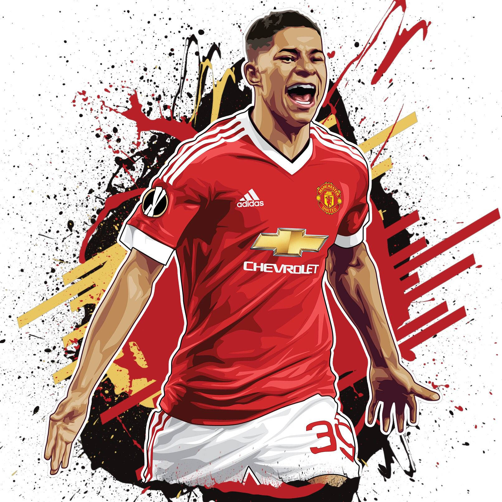 Marcus Rashford Paint Streaks