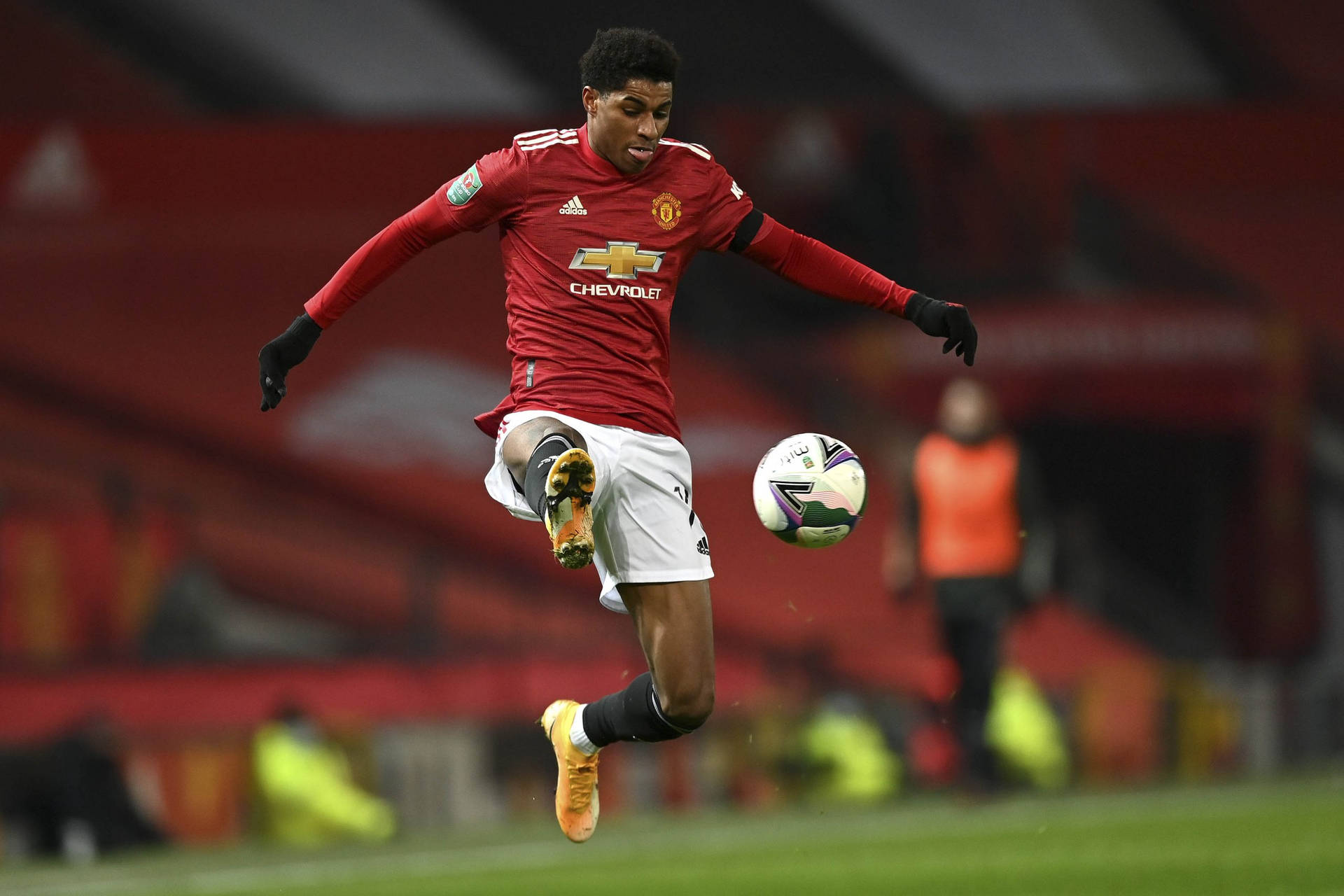 Marcus Rashford Receiving Ball