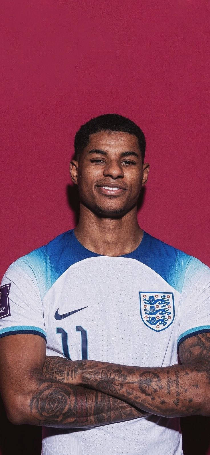 Marcus Rashford Studio Portrait Background