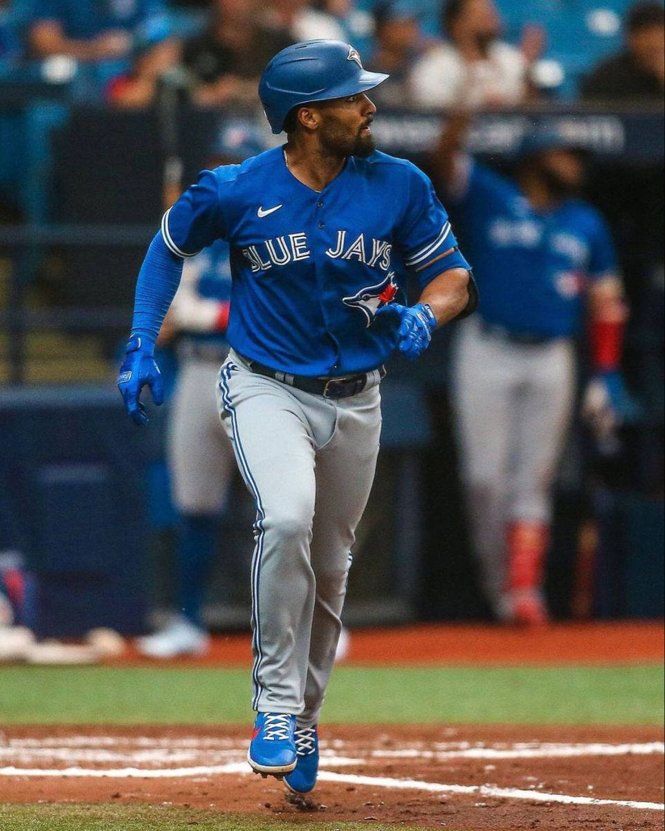 Marcus Semien Blue Jays Uniform Background