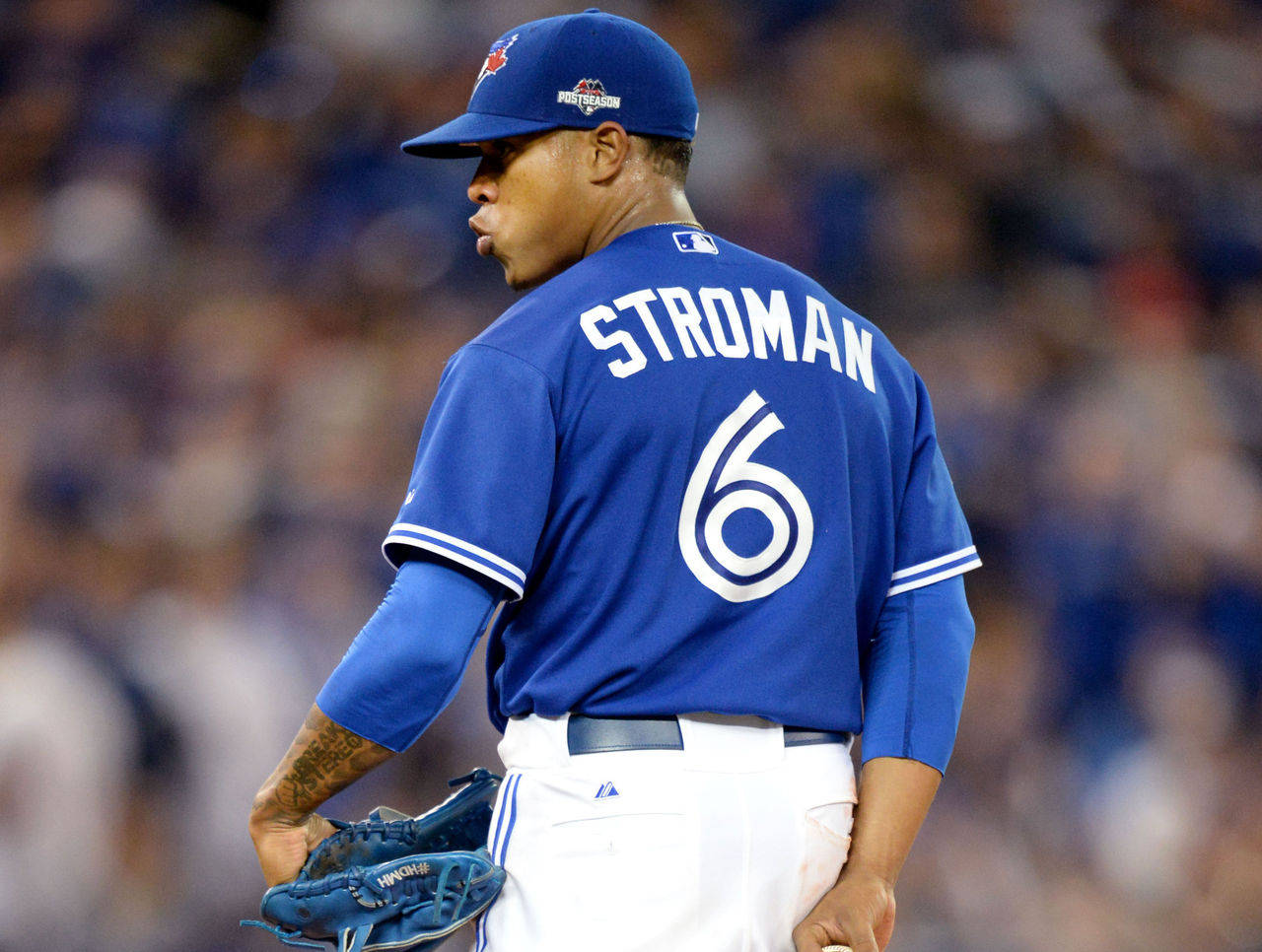 Marcus Stroman Back View Background