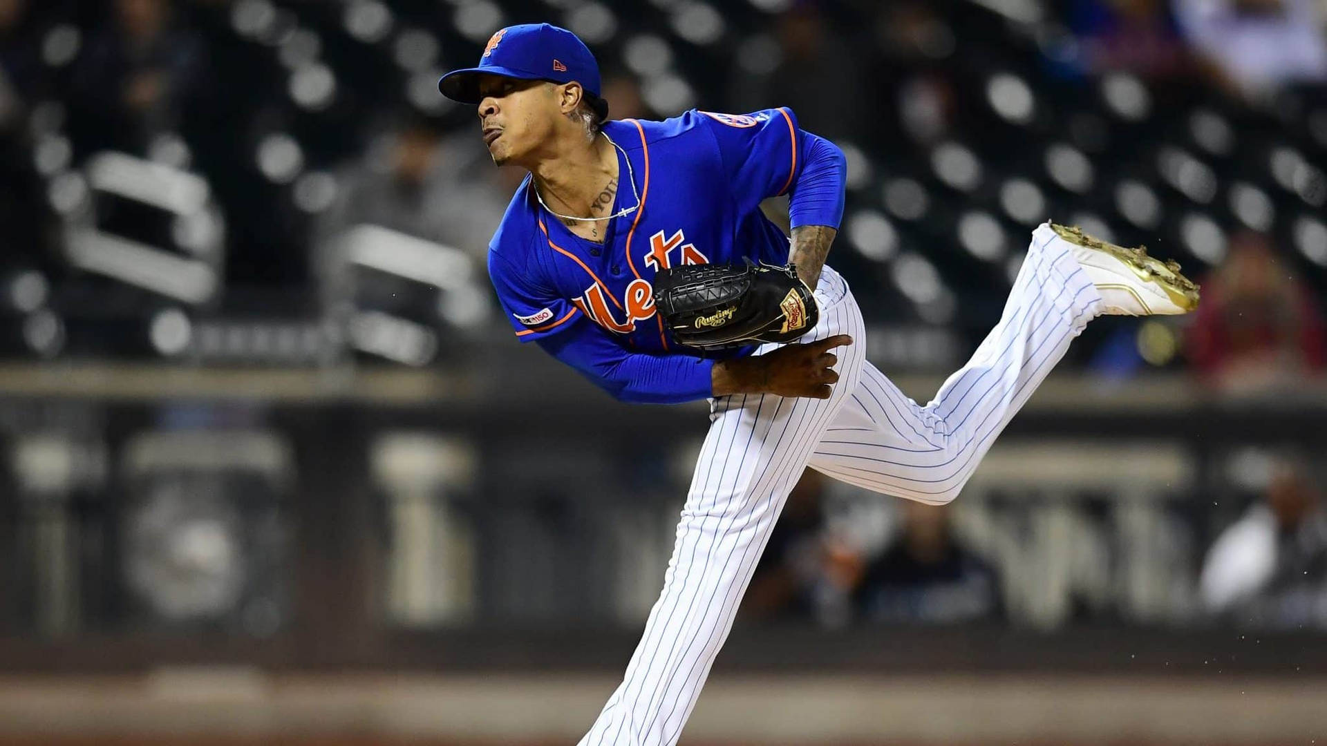 Marcus Stroman In Blue Jersey