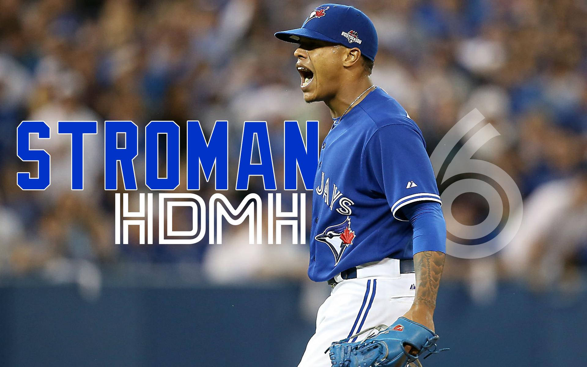 Marcus Stroman Typography Background