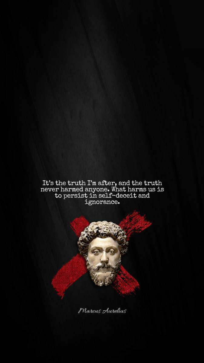 Marcus Truth Quote Background