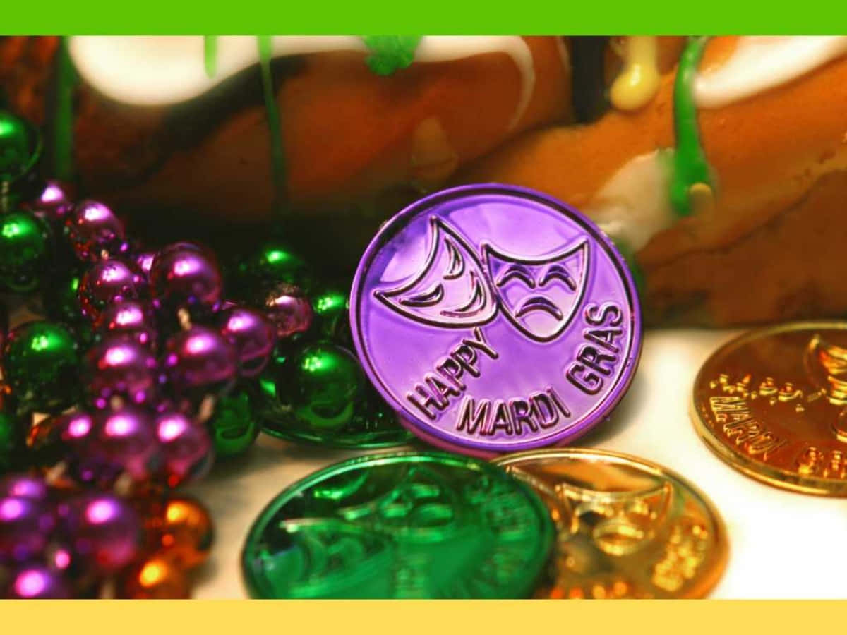 Mardi Gras Token Coins And Beads