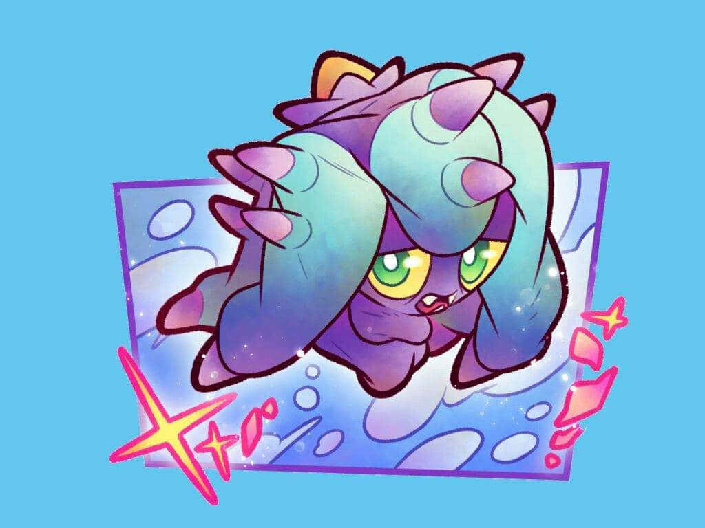 Mareanie – The Brutal Star Pokémon In The Tide Background